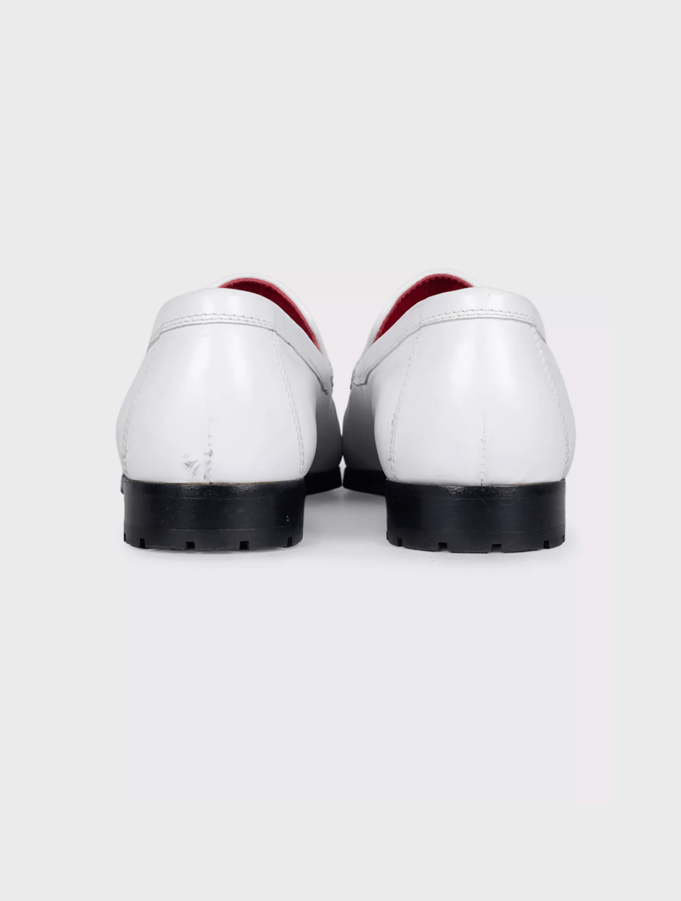 Zilli Zilli Men's white leather loafers Size: 7.5 | 40.5 Size US 7.5 / EU 40-41 - 4 Thumbnail