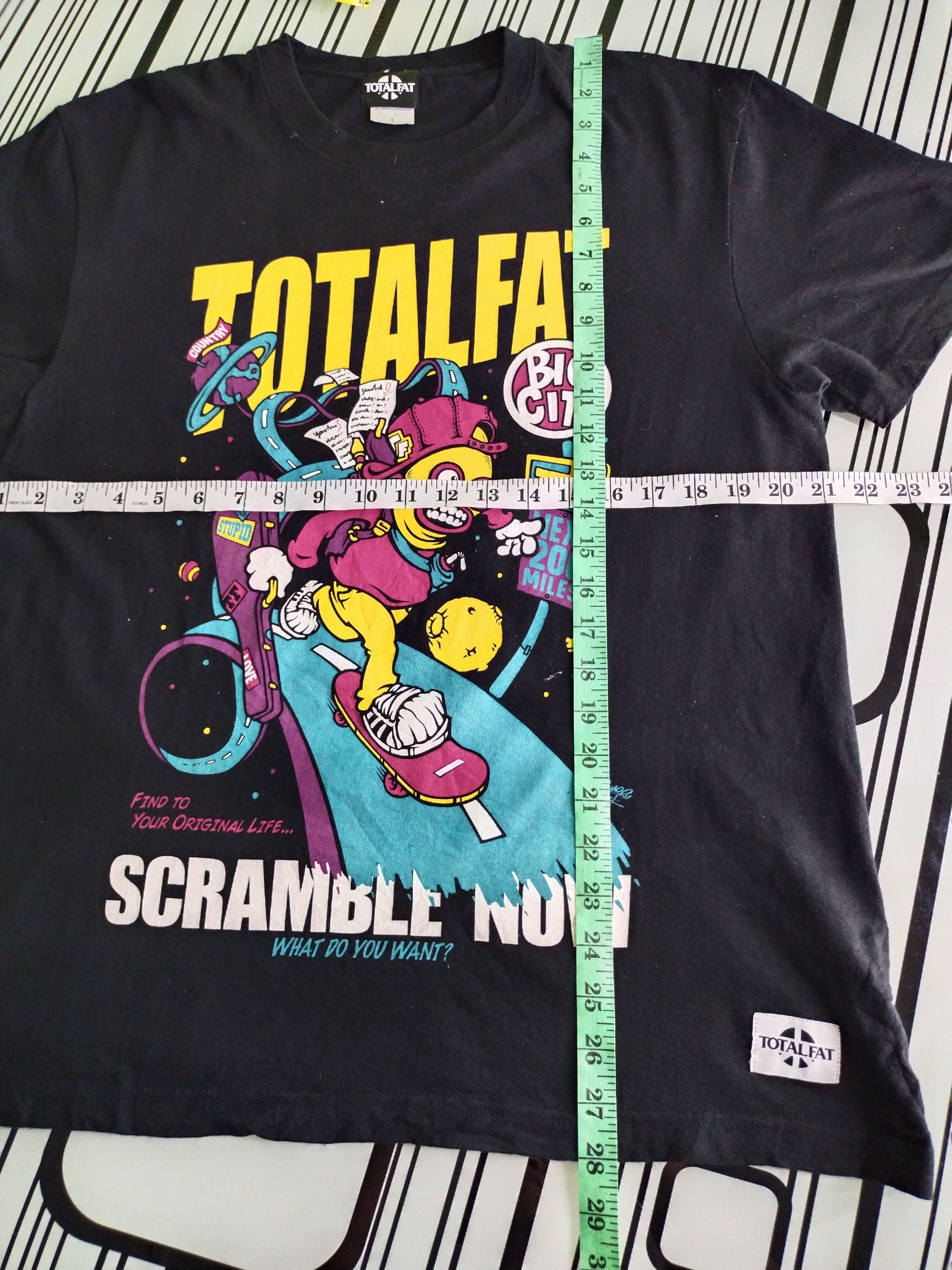 Japanese Brand Vtg Totalfat Japanese Melodic Punk Band Tee Size US M / EU 48-50 / 2 - 9 Thumbnail