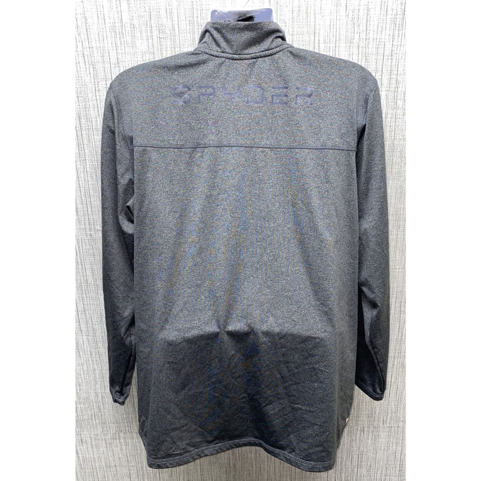 Spyder Spyder Mens Gray Polyester/Spandex 1/2 Zip Pullover Jacket Size XL Size US XL / EU 56 / 4 - 6 Thumbnail
