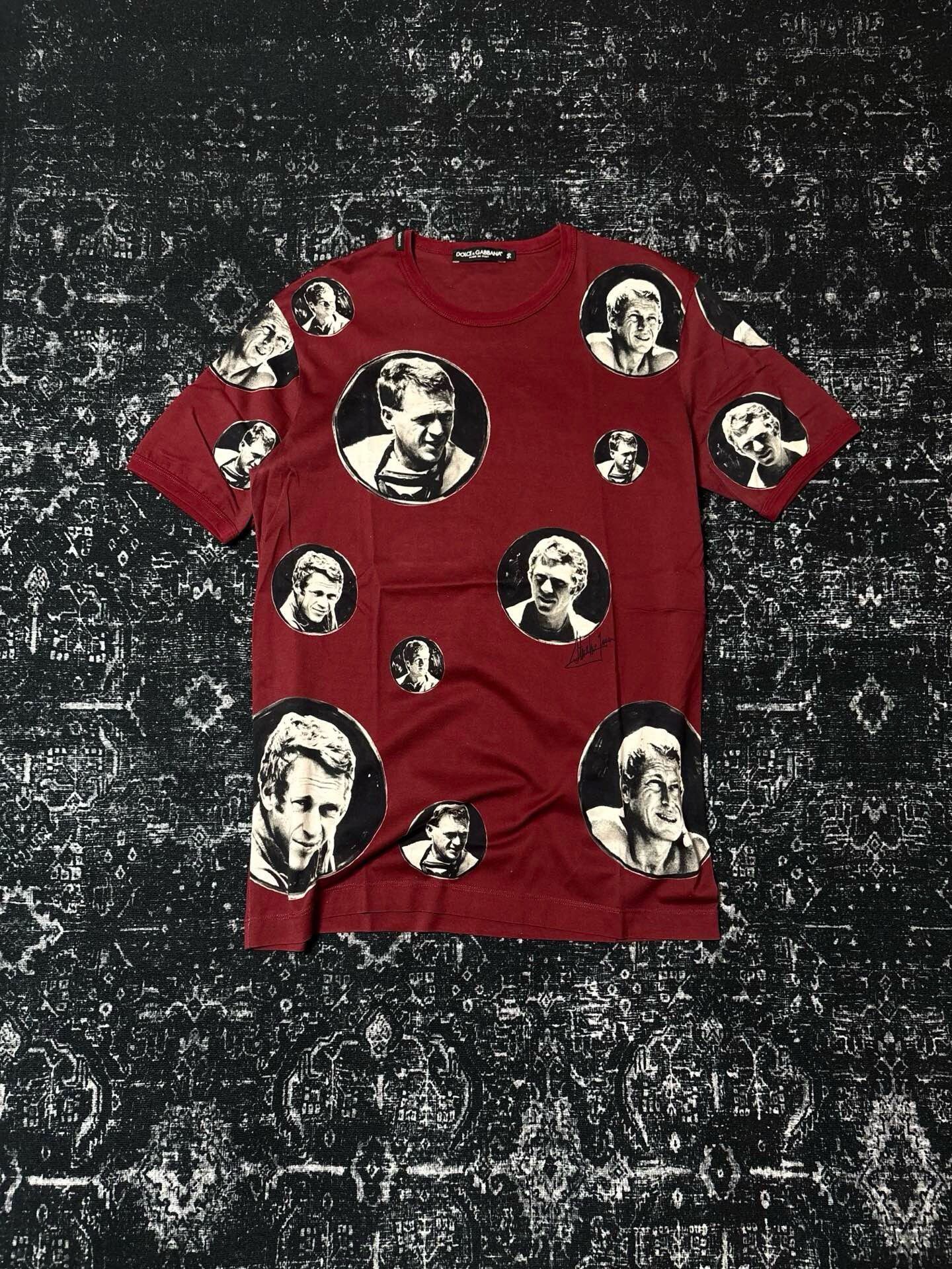 Dolce & Gabbana Dolce & Gabbana Steve mcqueen portrait t-shirt