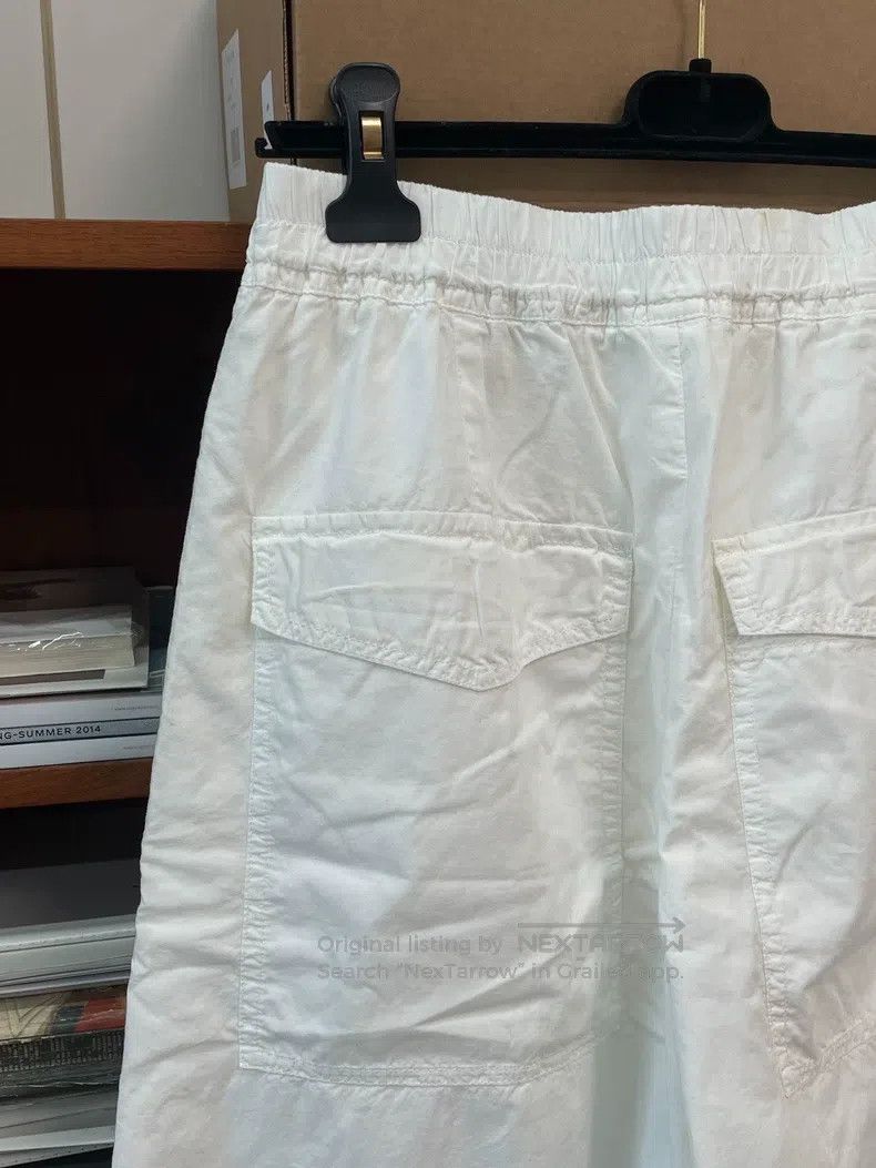 Dries Van Noten Dries Van Noten White Cargo Pants Size 35" - 6 Thumbnail