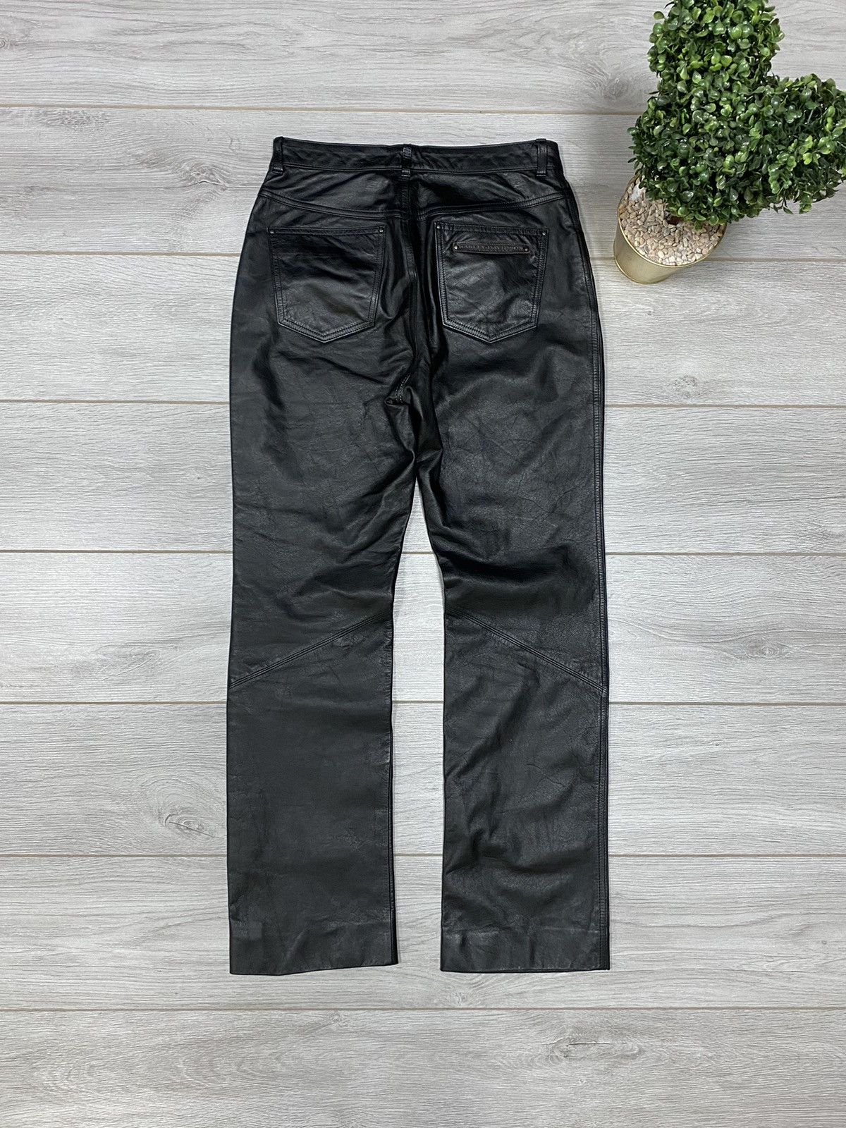 Vintage Harley Davidson RARE vintage leather pants Size US 36 / EU 52 - 1 Thumbnail