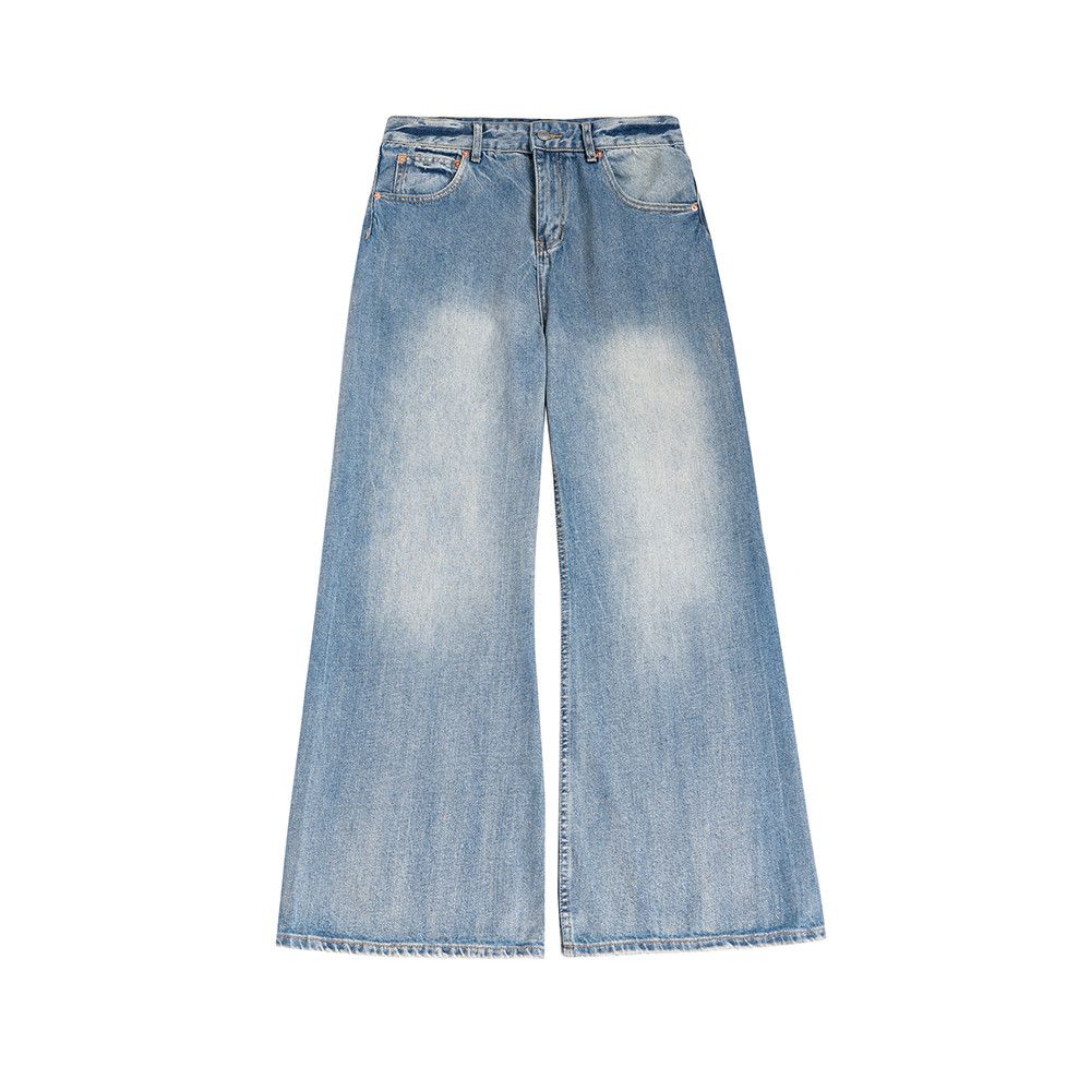 Japanese Brand × Vintage Vintage style Faded Blue Baggy jeans Size US 32 / EU 48 - 9 Thumbnail