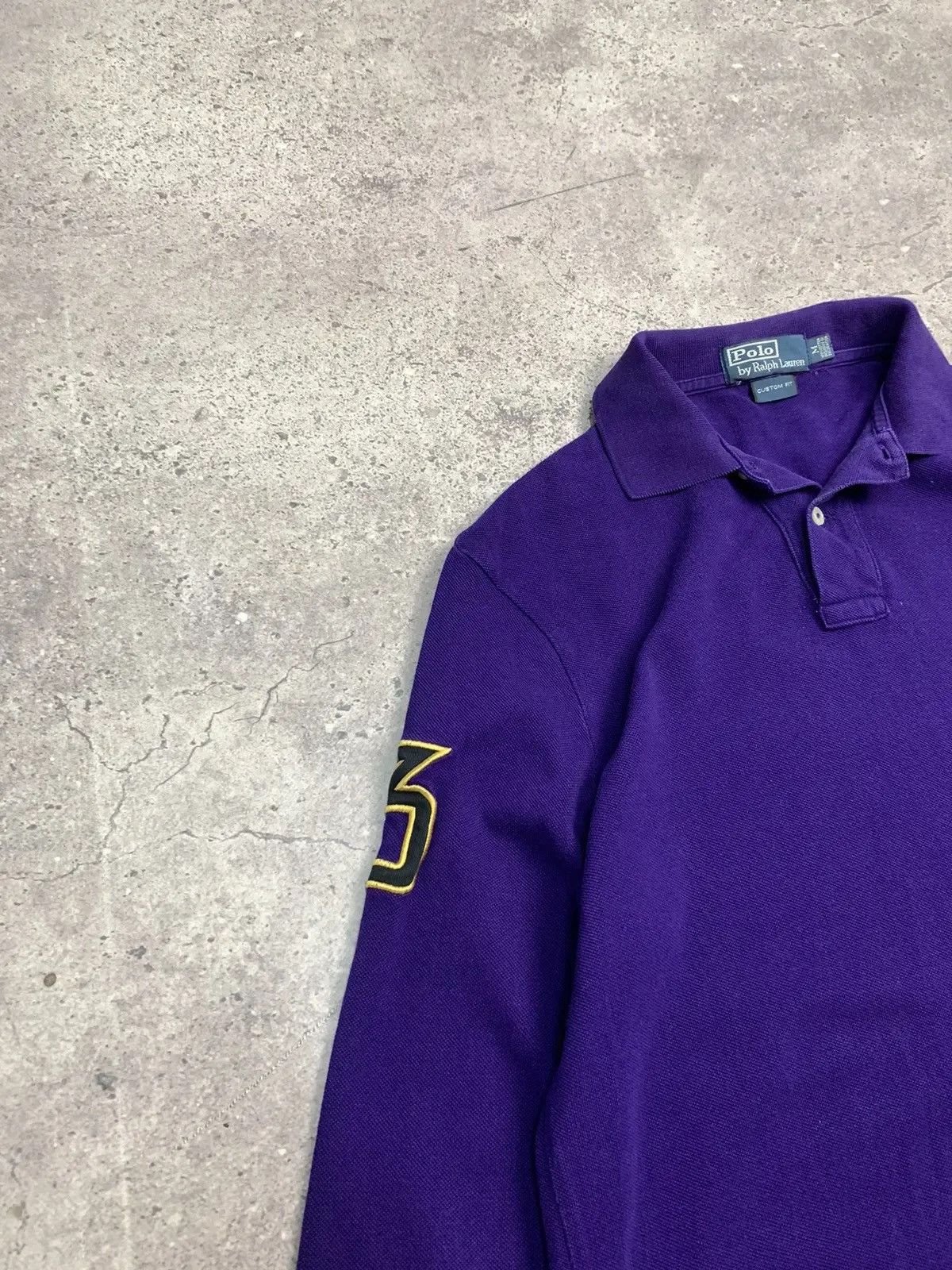 Polo Ralph Lauren Vintage Long sleeve Polo Ralph Lauren regby faded Size US M / EU 48-50 / 2 - 12 Thumbnail