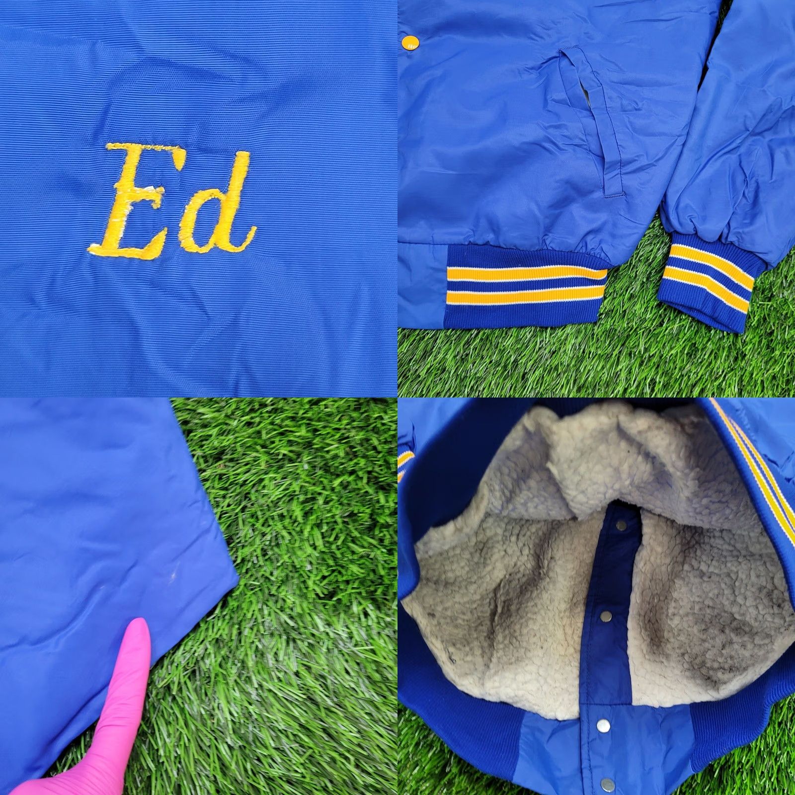 Vintage VINTAGE Gun Club Bomber Jacket Medium 23x24 Blue 70s Men Regular M Jacket Size US M / EU 48-50 / 2 - 9 Thumbnail