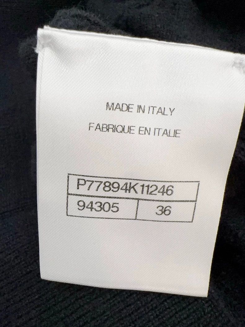 Chanel Chanel 24B black one-neck sweater 2504-Nextarrow Size XS / US 0-2 / IT 36-38 - 5 Thumbnail