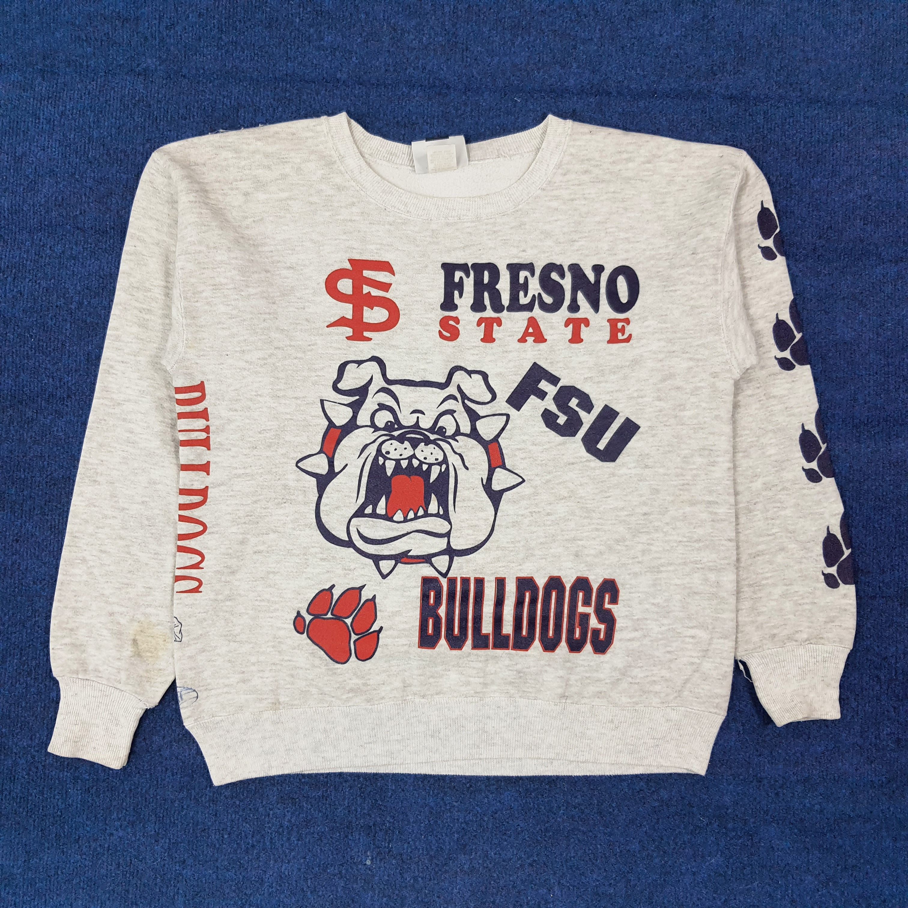 Lee Vintage 90s Fresno State Bulldogs NFL Team Sweatshirt C271N2 Size US M / EU 48-50 / 2 - 1 Thumbnail