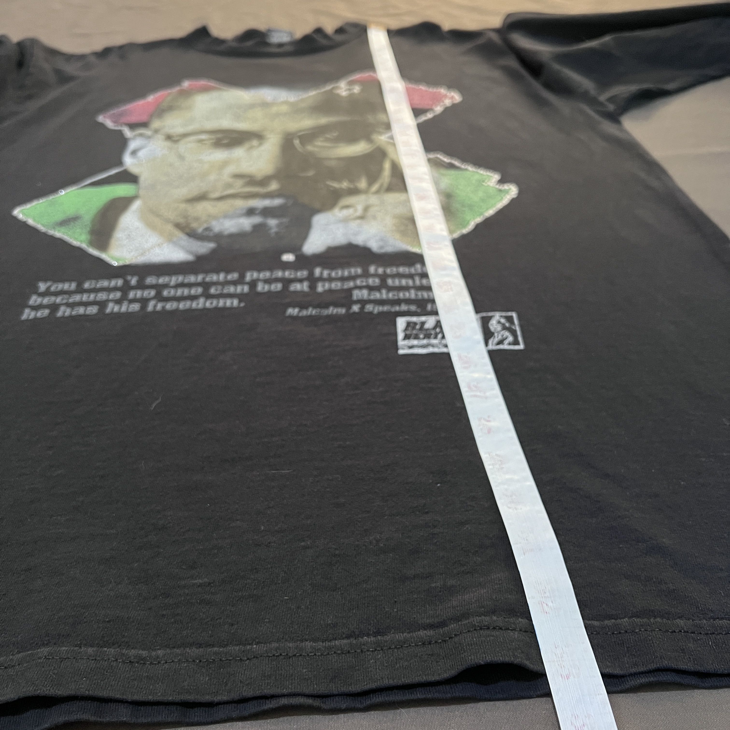 Rap Tees Vintage Y2K Malcolm X Black history heritage Tee XL Faded Size US XL / EU 56 / 4 - 14 Thumbnail