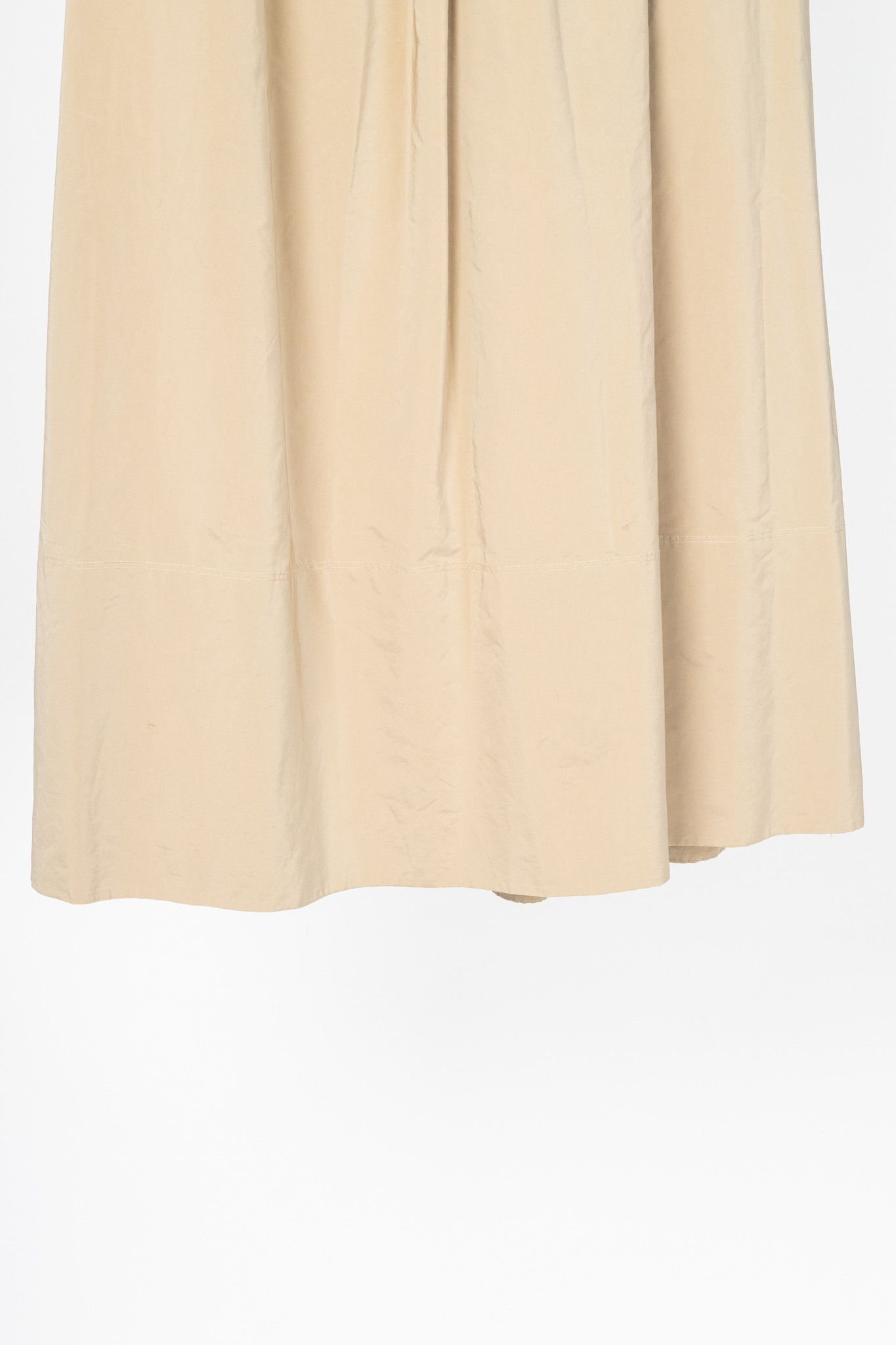 Tibi Tibi Tan Nylon Pull On Full Skirt Size 26" / US 2 / IT 38 - 5 Thumbnail