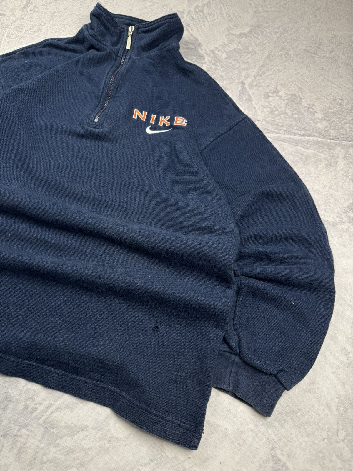 Nike × Vintage NIKE VINTAGE CENTER LOGO OVERSIZE BOXY 1/3 ZIP SWEATSHIRT Size US L / EU 52-54 / 3 - 2 Thumbnail