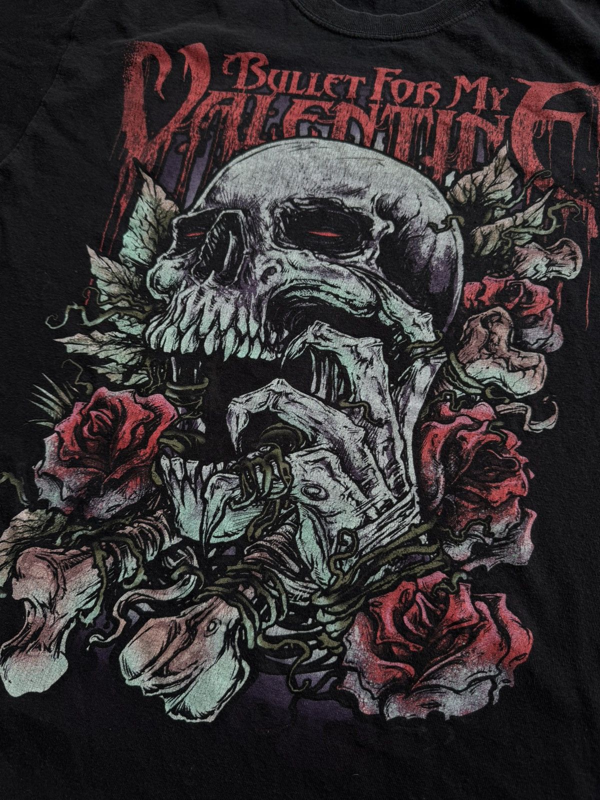 Vintage Bullet for my Valentine big logo tee merch Gildan Size US M / EU 48-50 / 2 - 3 Thumbnail
