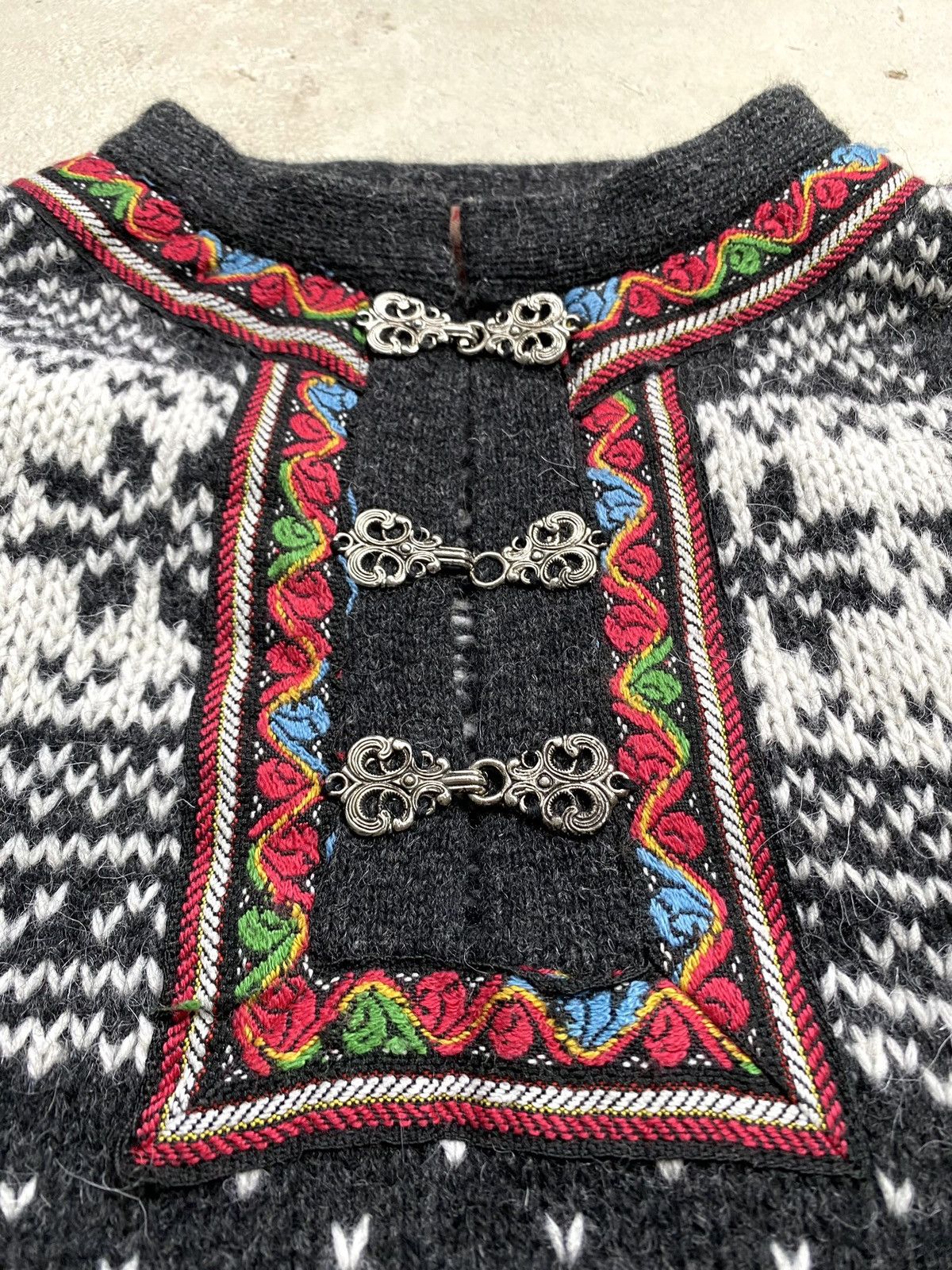 Vintage Vintage Christiania Wool Nordic Sweater Cardigan Jacket Size US M / EU 48-50 / 2 - 3 Thumbnail