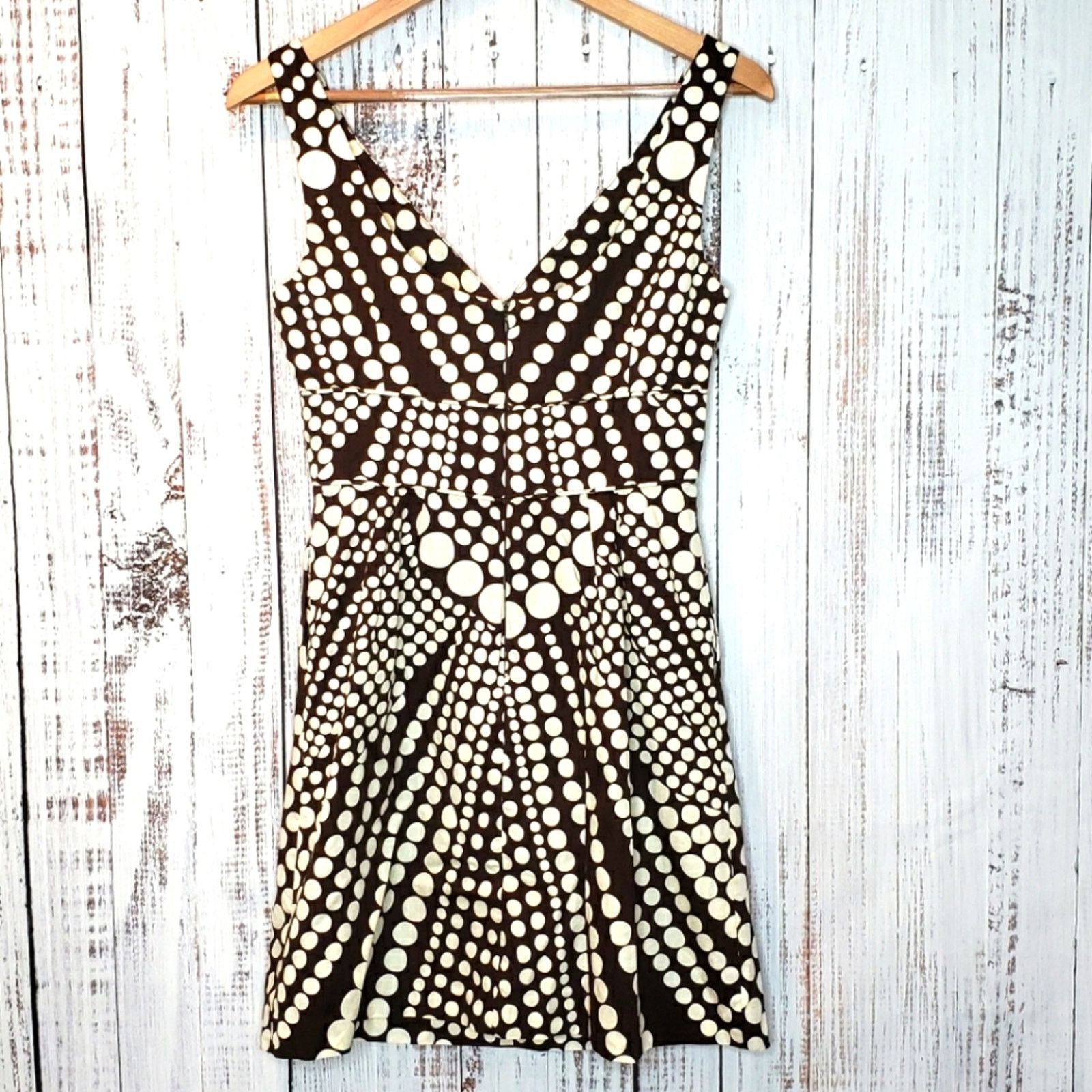 Other Milly of New York Mini Dress Brown polka-dots. Sz 2. Cotton Size XS / US 0-2 / IT 36-38 - 2 Thumbnail