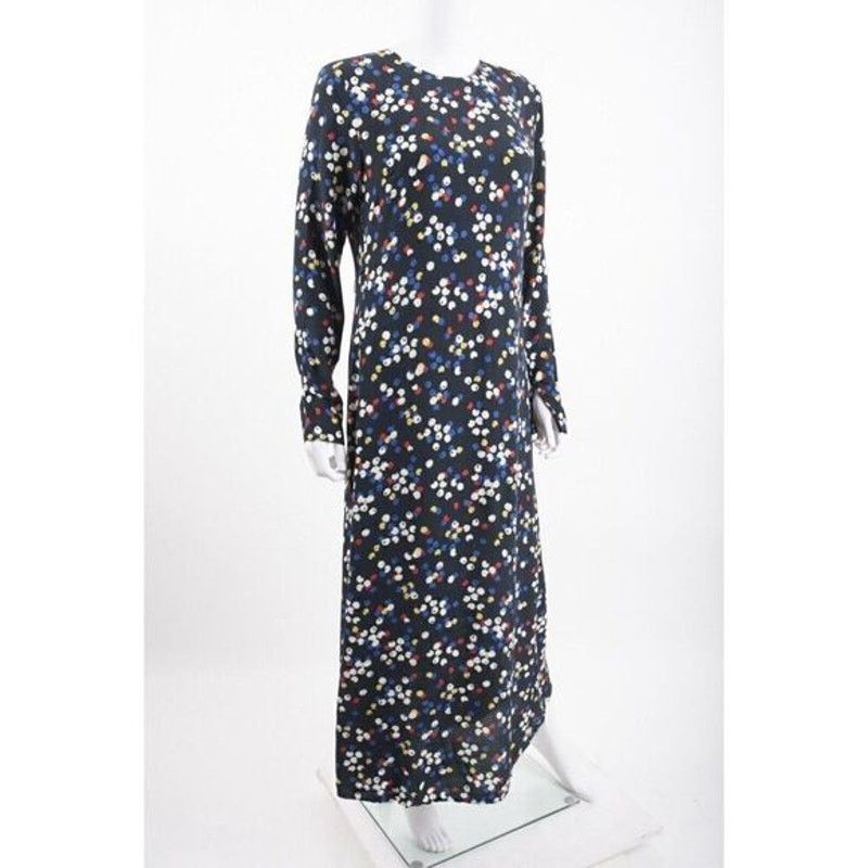 Zara ZARA BLOGGER FAVORITE LONG PRINT DRESS BLACK Size L / US 10 / IT 46 - 13 Thumbnail