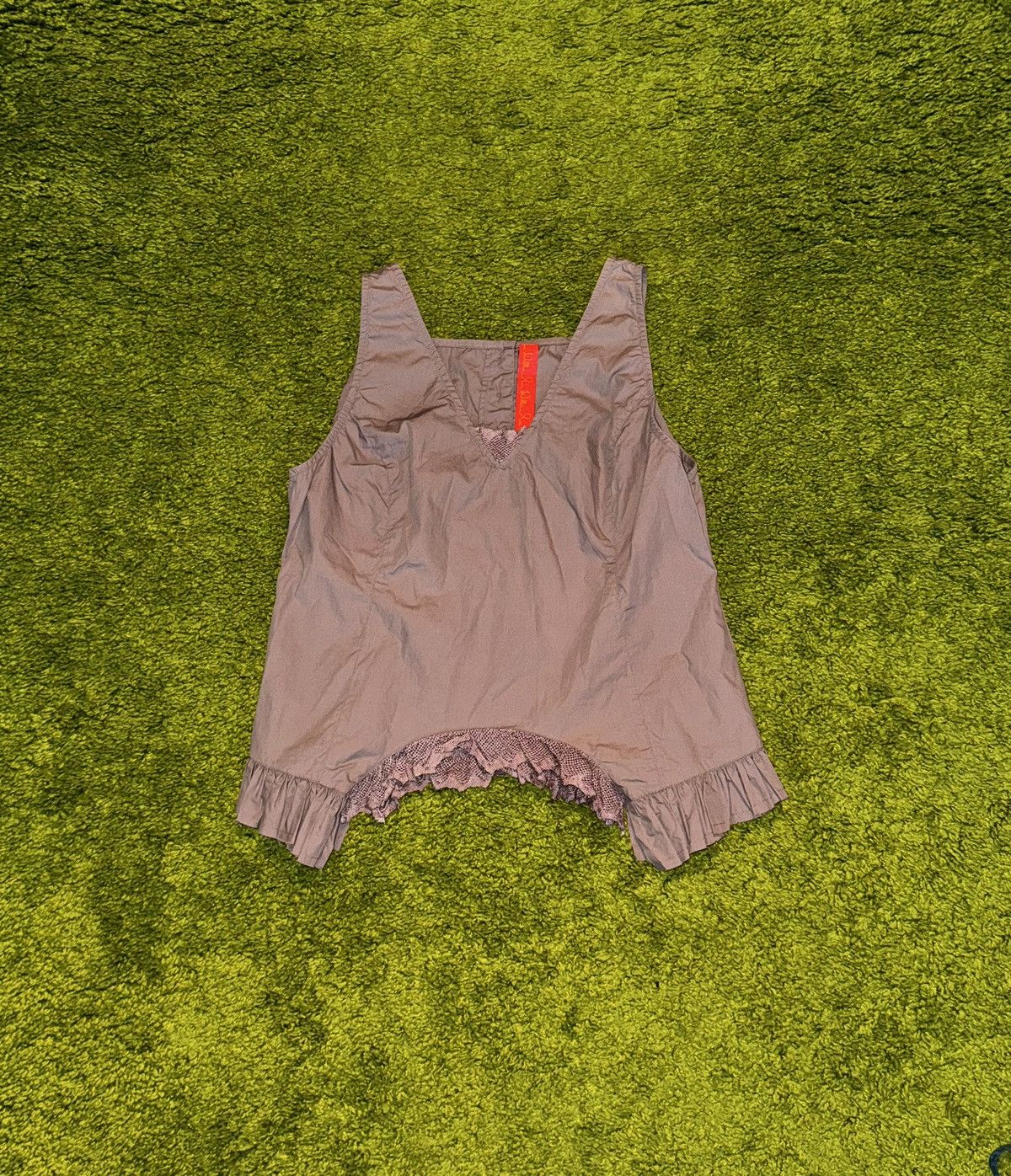 Designer Ewa I Walla avant garde poplin tank top blouse Size M / US 6-8 / IT 42-44 - 10 Thumbnail