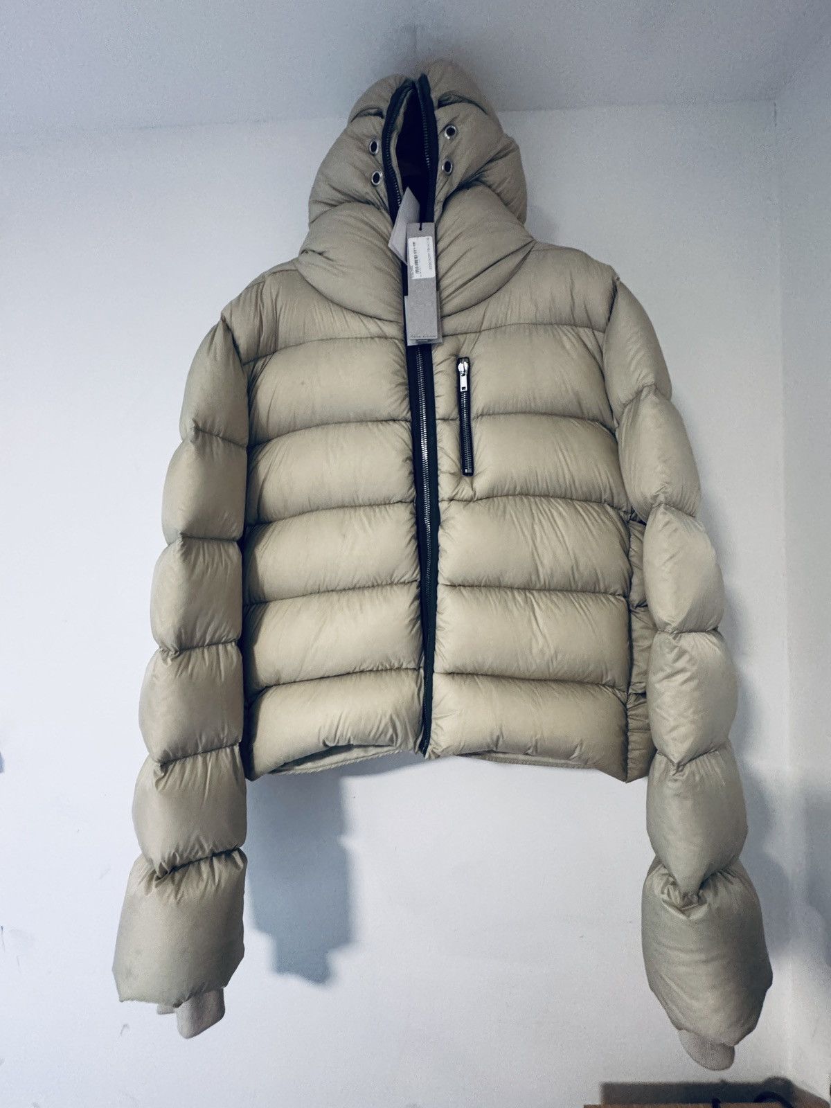 Rick Owens GIMP JACKET PEARL Size US XXL / EU 58 / 5 - 1 Thumbnail