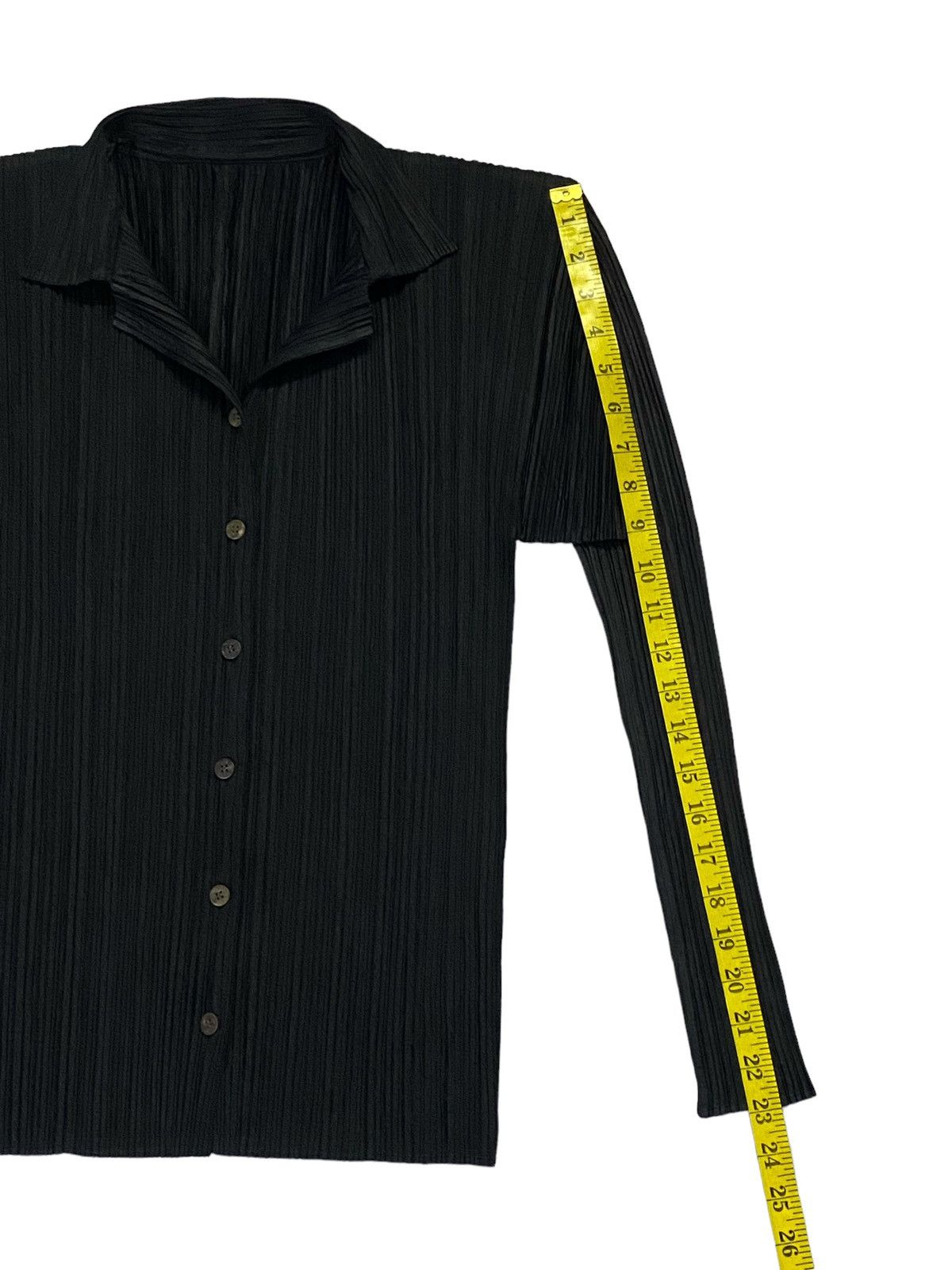 Issey Miyake Pleats Please Pleated Basics Button Ups Size L / US 10 / IT 46 - 11 Thumbnail