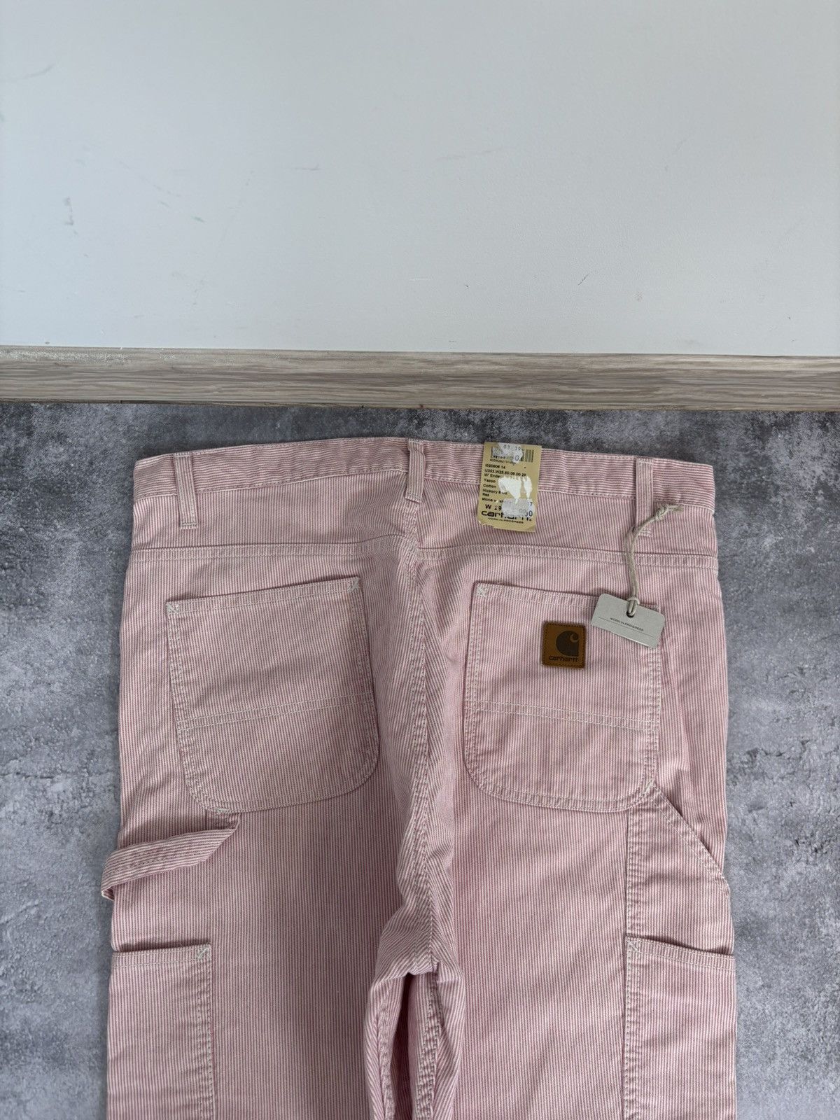 Carhartt Wip Carhartt WIP W’ Endeavor Pants NWT Carpenter Pink/White Size 29" - 13 Thumbnail