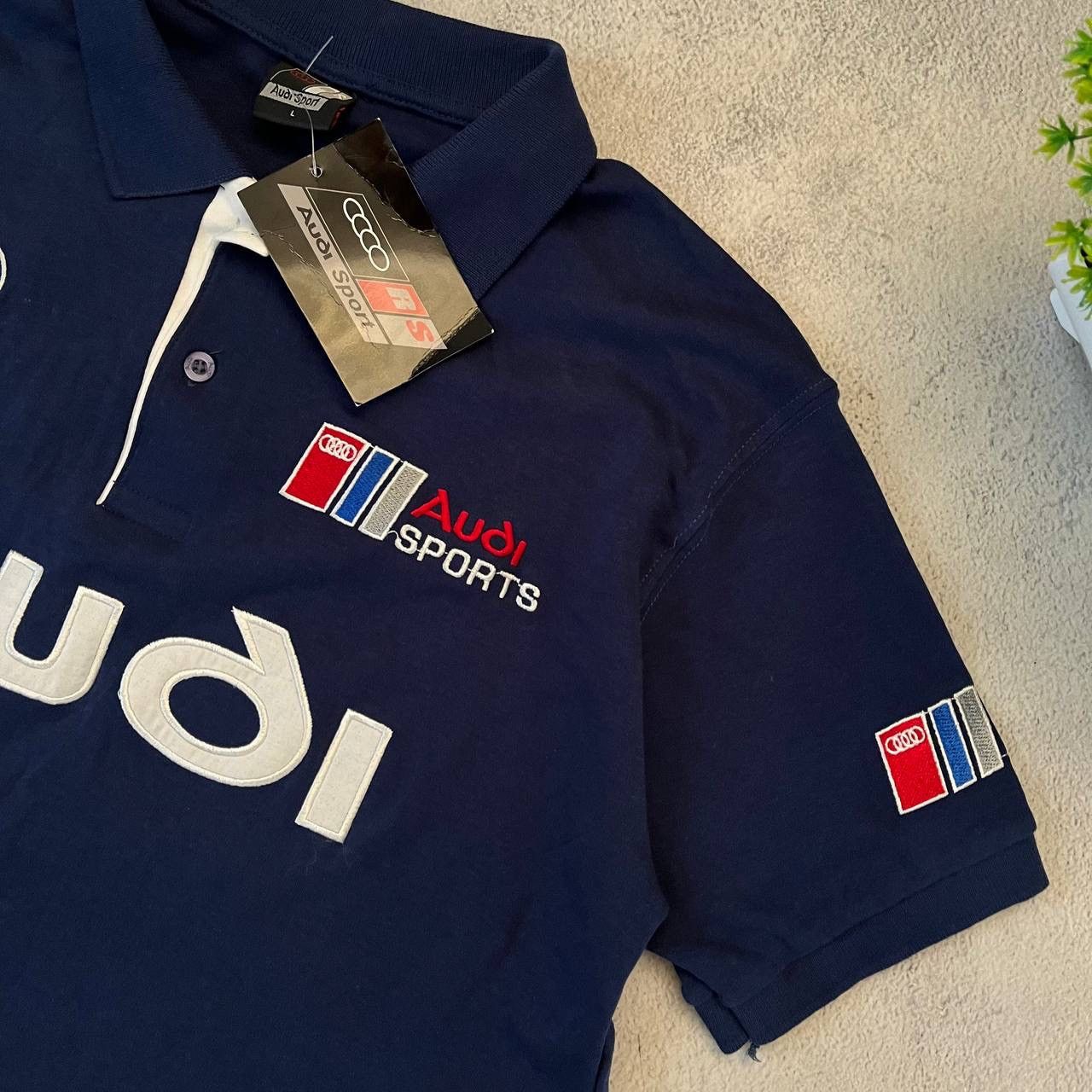 Audi Vintage Audi Racing Polo Shirt Y2K Size US L / EU 52-54 / 3 - 3 Thumbnail