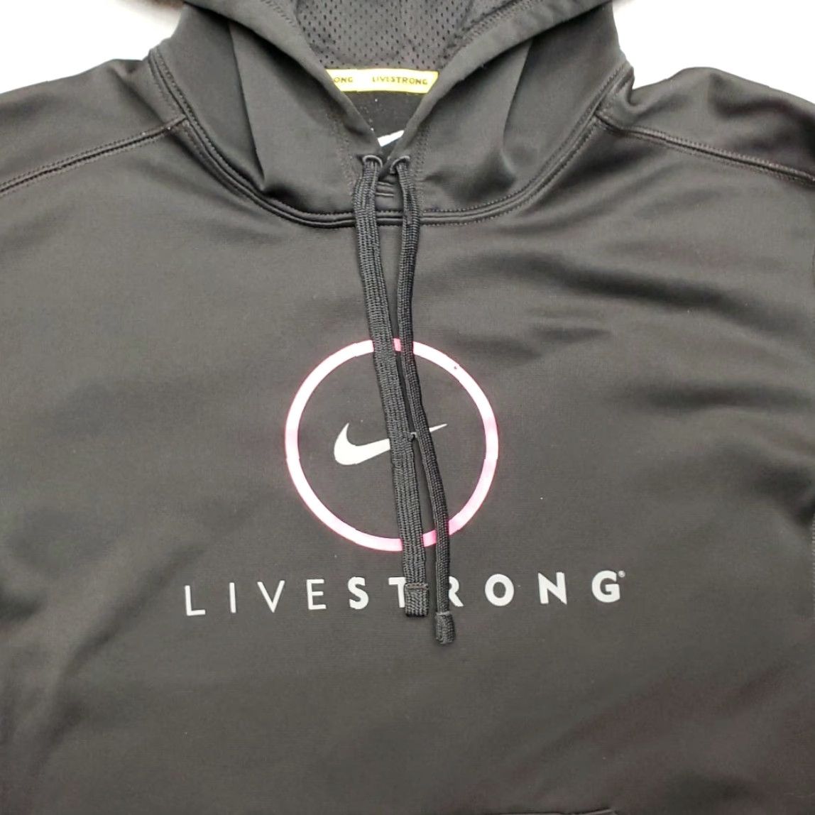 Nike VINTAGE Nike Hoodie Mens S Black Livestron Therma Fit Hooded Logo Fleece Sweatshirt Size US S / EU 44-46 / 1 - 5 Thumbnail