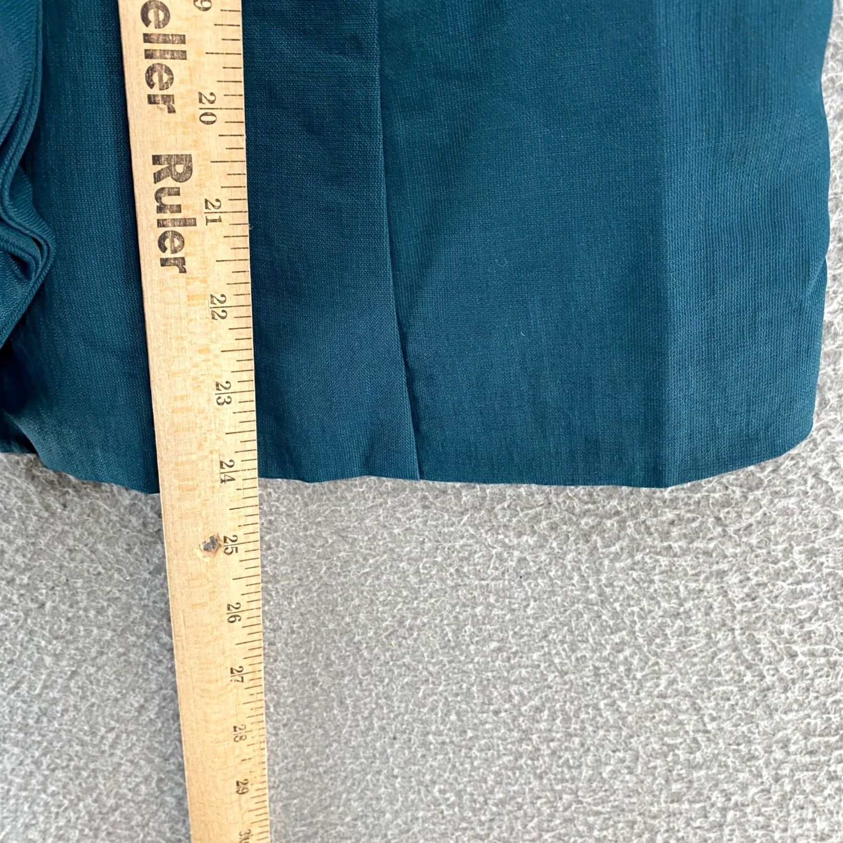 Altea Samuel Dong Jacket Womens XL Teal Ruffled Collar Artsy Boho 90s Size XL / US 12-14 / IT 48-50 - 6 Thumbnail