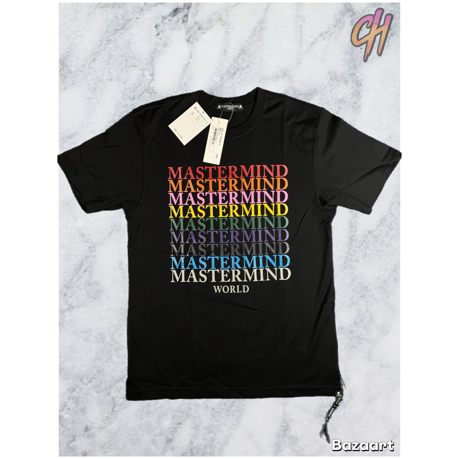 Mastermind Multi-Logo Black S/S T-Shirt Size Small