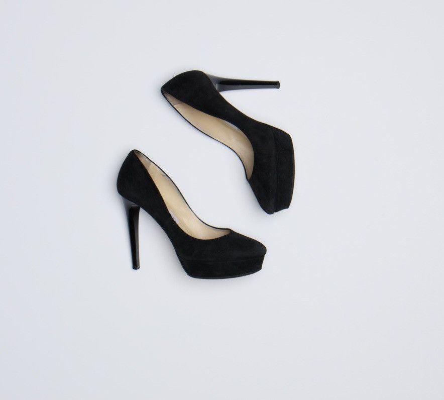 Jimmy Choo Jimmy Choo Sue Black Heel Size US 8 / IT 38 - 3 Thumbnail