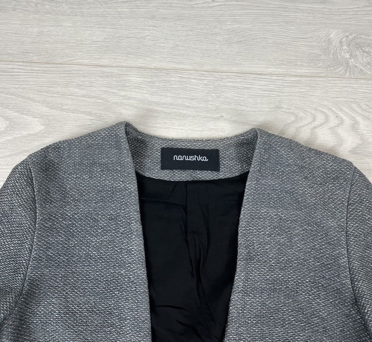 Nanushka Nanushka Grey Light Blazer Jacket XS Size XS / US 0-2 / IT 36-38 - 4 Thumbnail