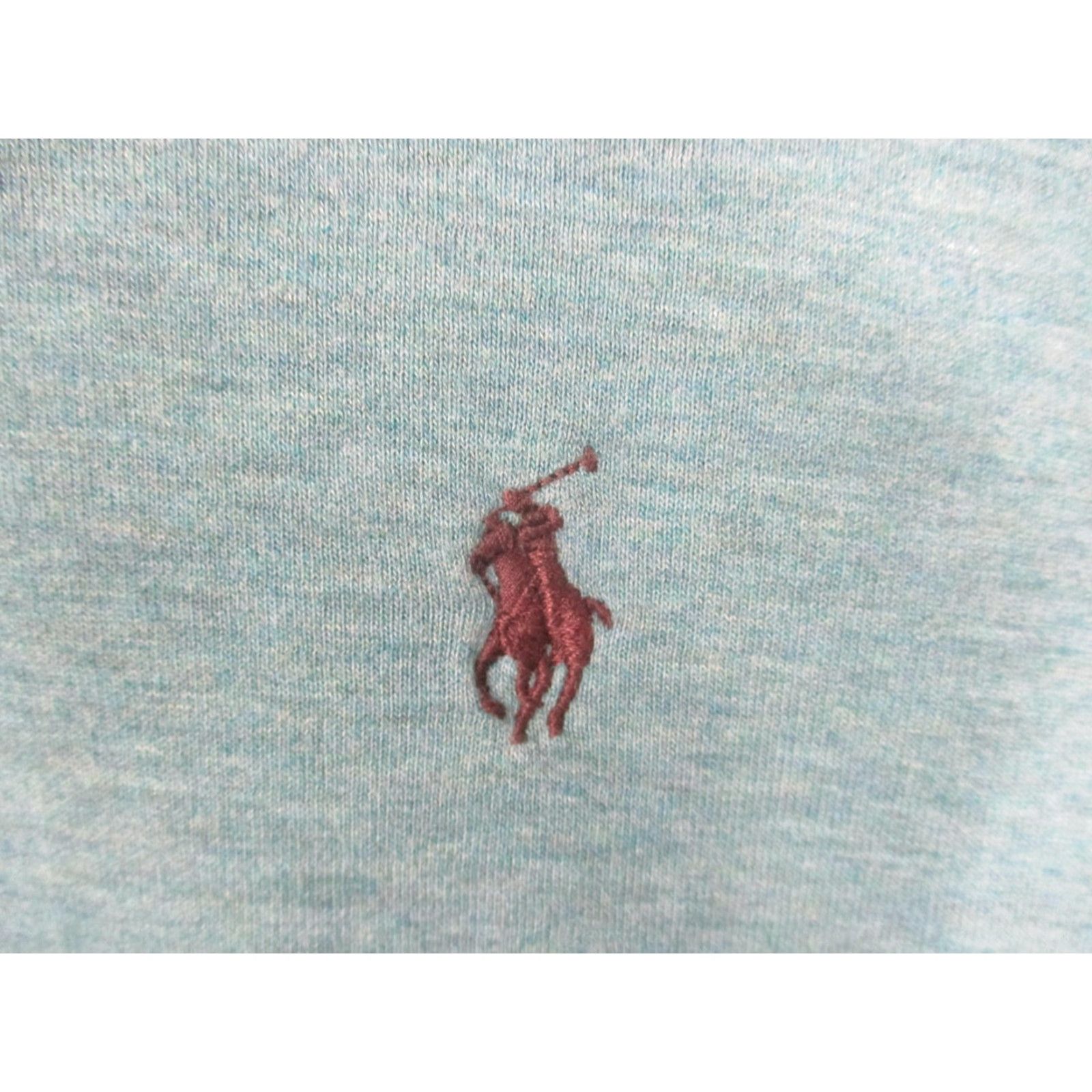 Polo Ralph Lauren Polo Ralph Lauren Pullover Mens 2XL Blue Big Pony Quarter Zip Mock Neck Sweater Size US XXL / EU 58 / 5 - 2 Thumbnail