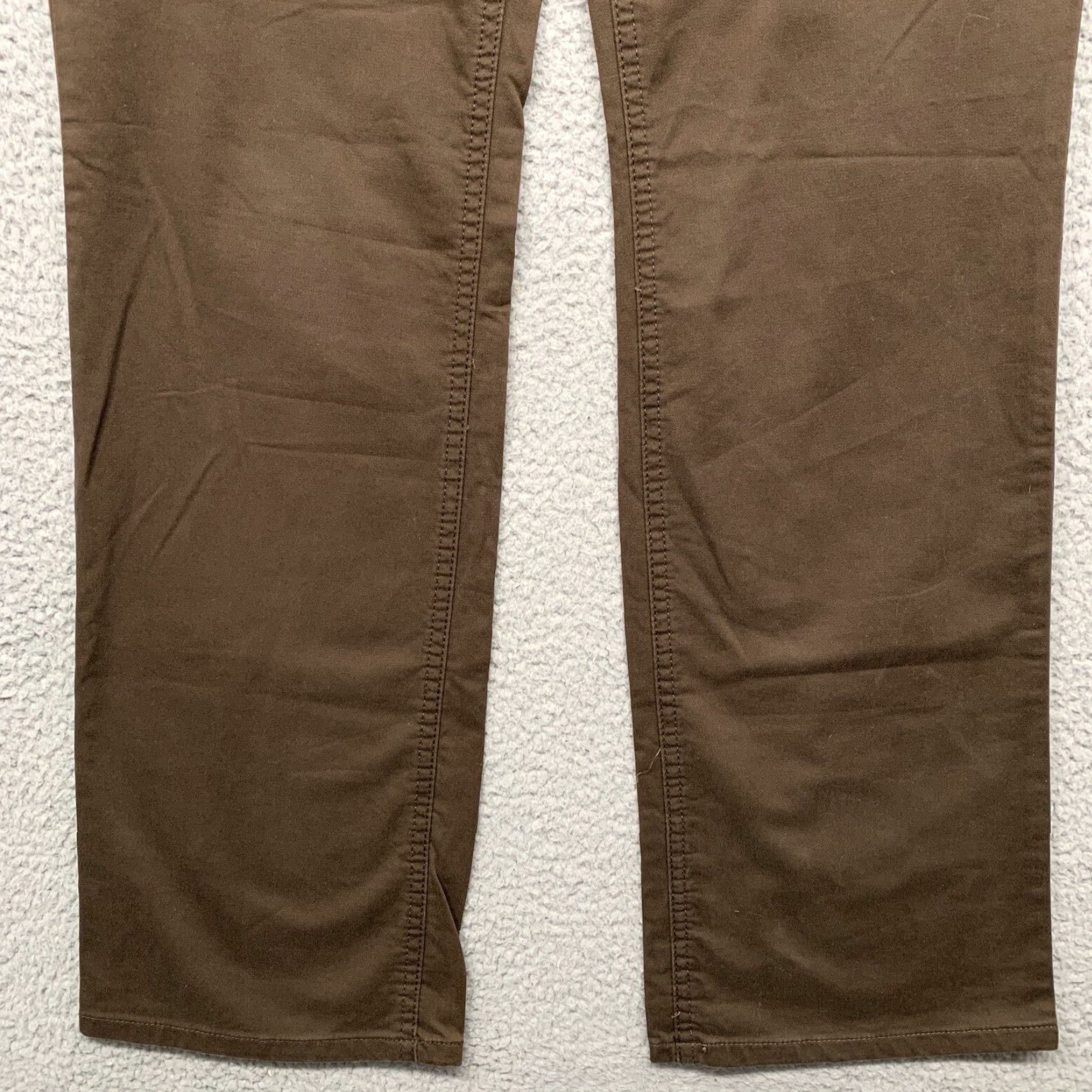 Vintage LEI Utility Pants Women's 11 Regular Brown 5-Pocket Straight Pants NWT Size 11 Juniors Slim Soft Casual Modern Mens? Size 32" / US 10 / IT 46 - 3 Thumbnail