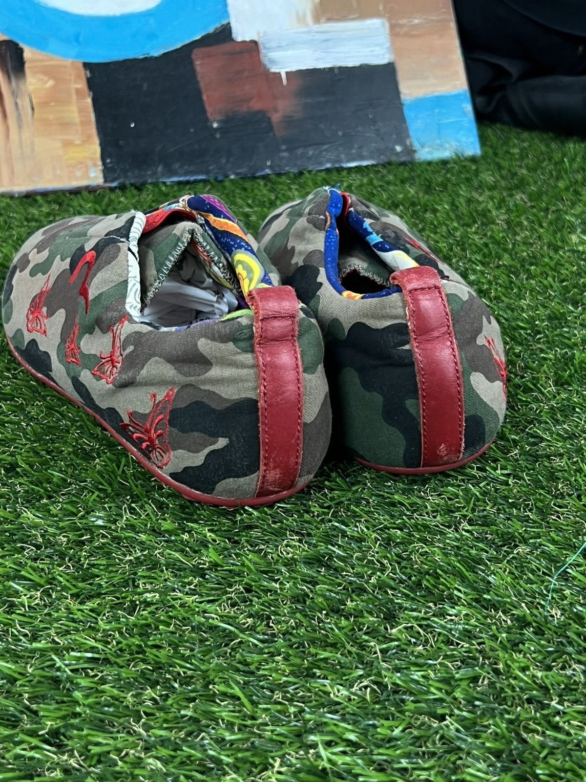 Evisu Vintage Evisu Camo Embroidered Sneakers Size US 8 / IT 38 - 6 Thumbnail