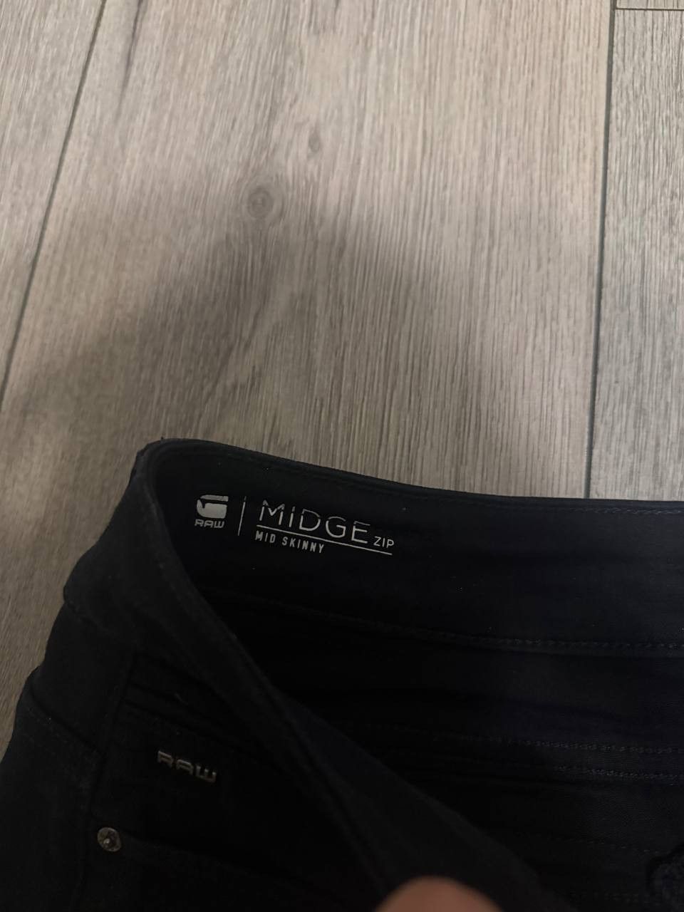 G-Star Women G-star raw jeans 27x32 black Midge zip mid skinny Size 27" / US 4 / IT 40 - 4 Thumbnail