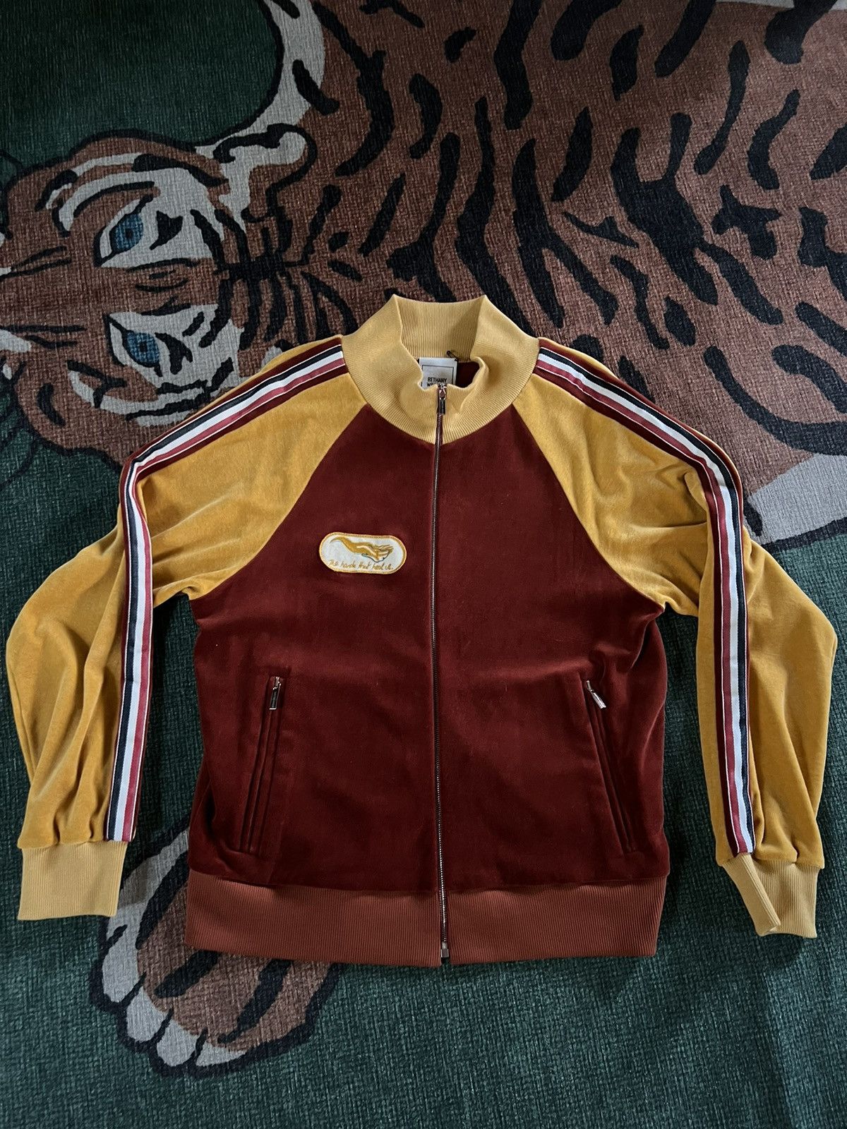 image of Bethany Williams Valuer Track Jacket in Red, Men's (Size Large)