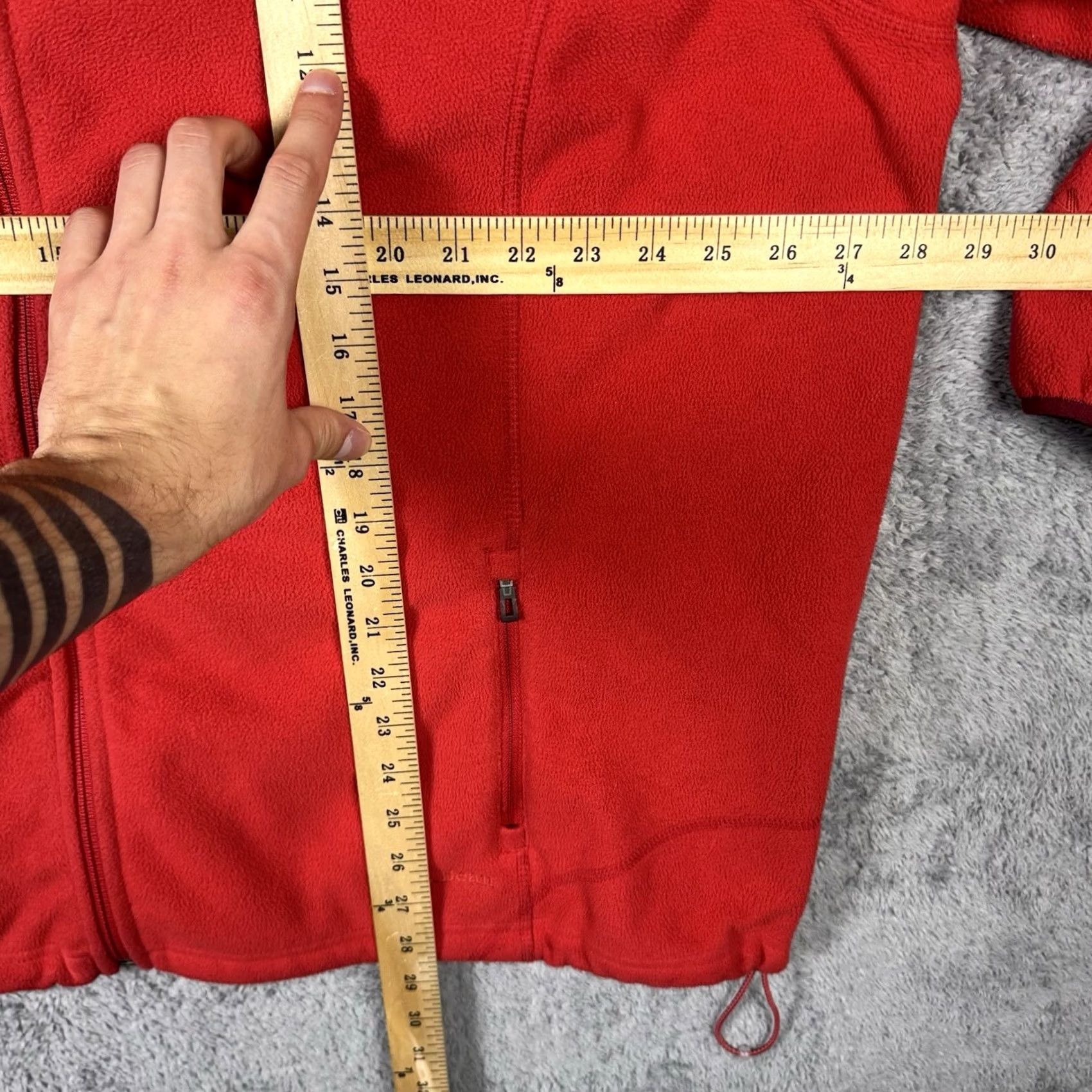 Vintage LL Bean Womens Jacket Fleece Full Zip Outdoor Hiking Red Size XXL / US 16-18 / IT 52-54 - 6 Thumbnail