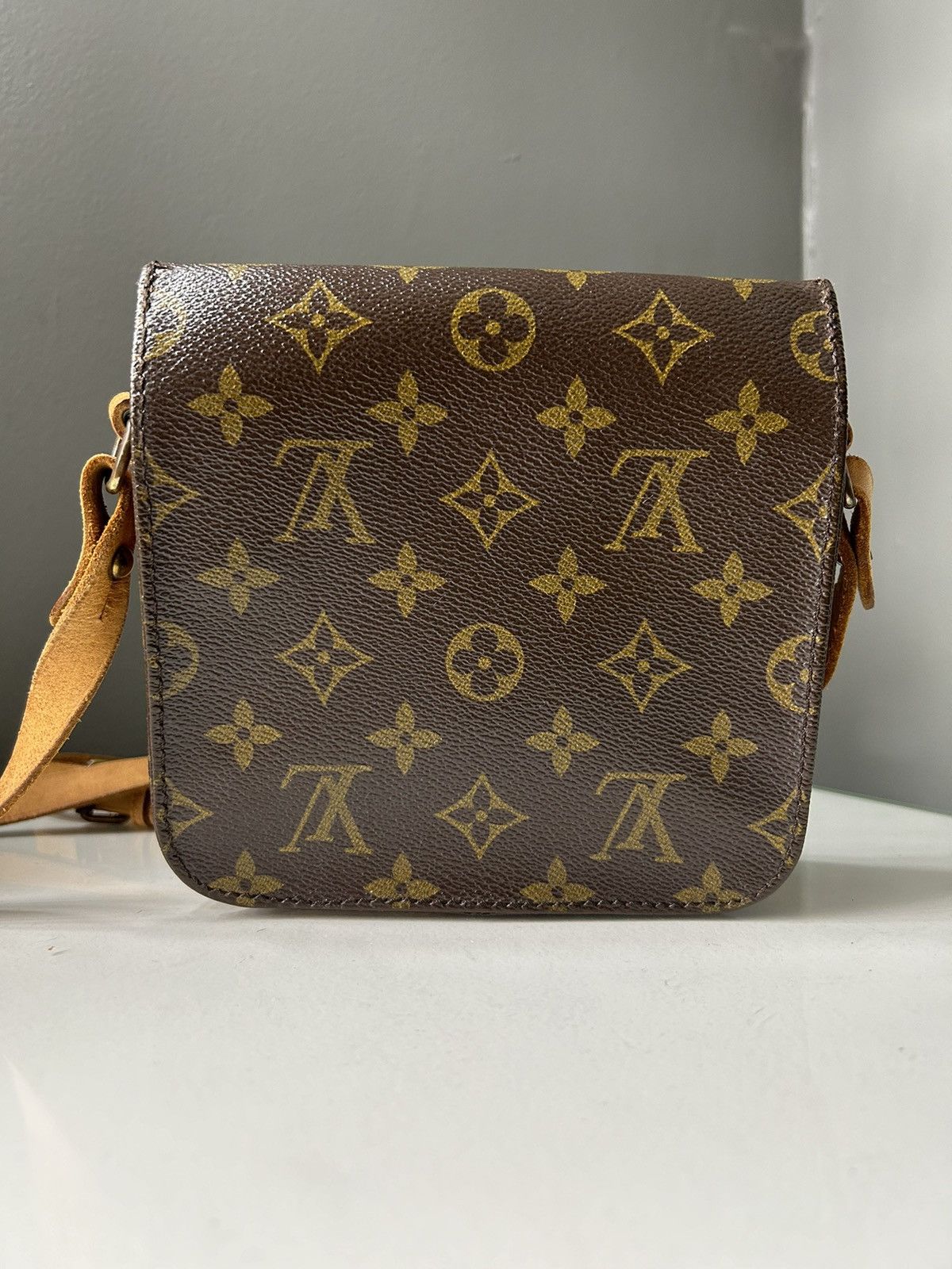 Louis Vuitton Louis Vuitton Monogram Mini Cartouchiere PM Crossbody 874 SL Size ONE SIZE - 8 Thumbnail