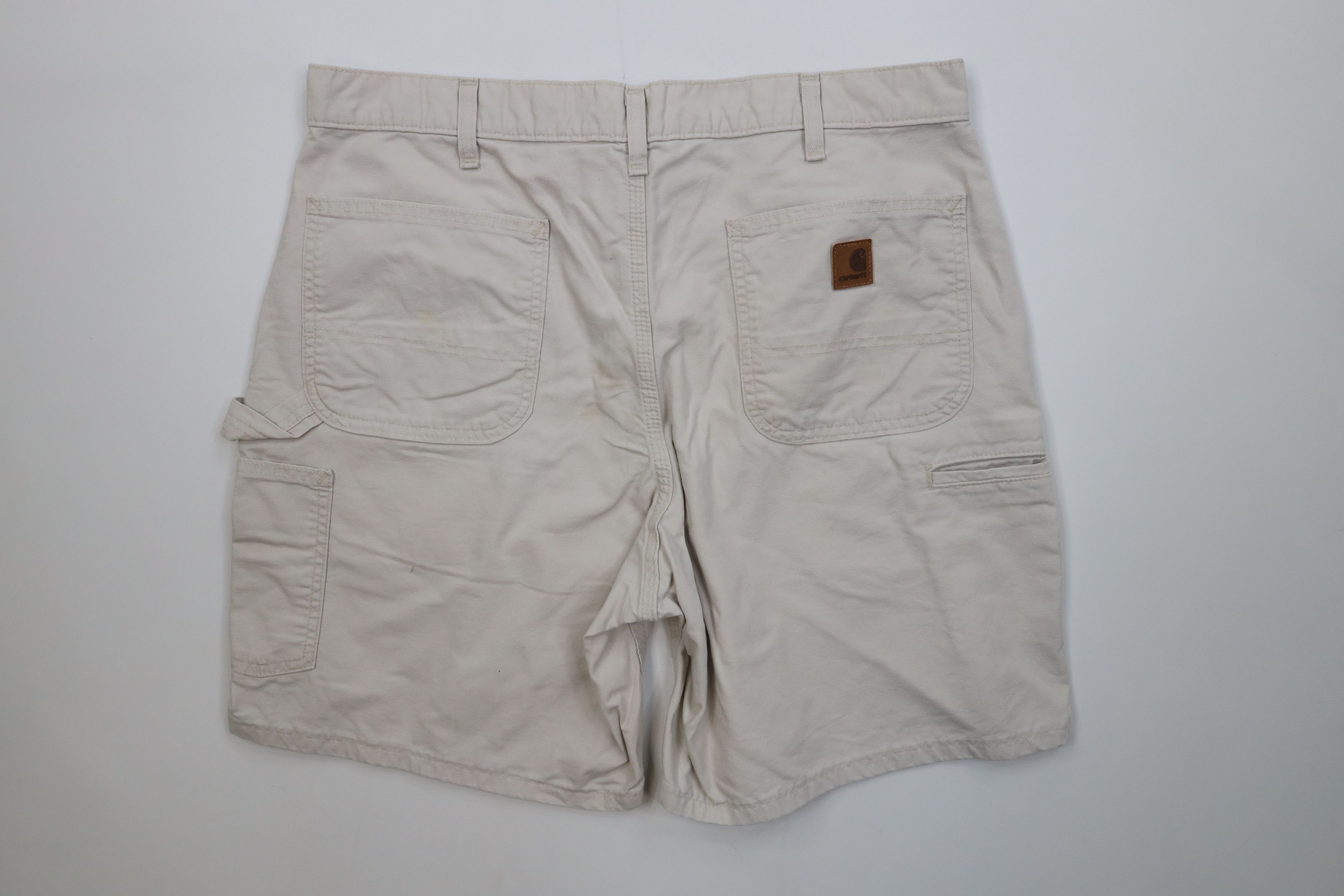 Carhartt Vintage Y2K Carhartt Above Knee Relaxed Fit Shorts Putty Size US 36 / EU 52 - 10 Thumbnail