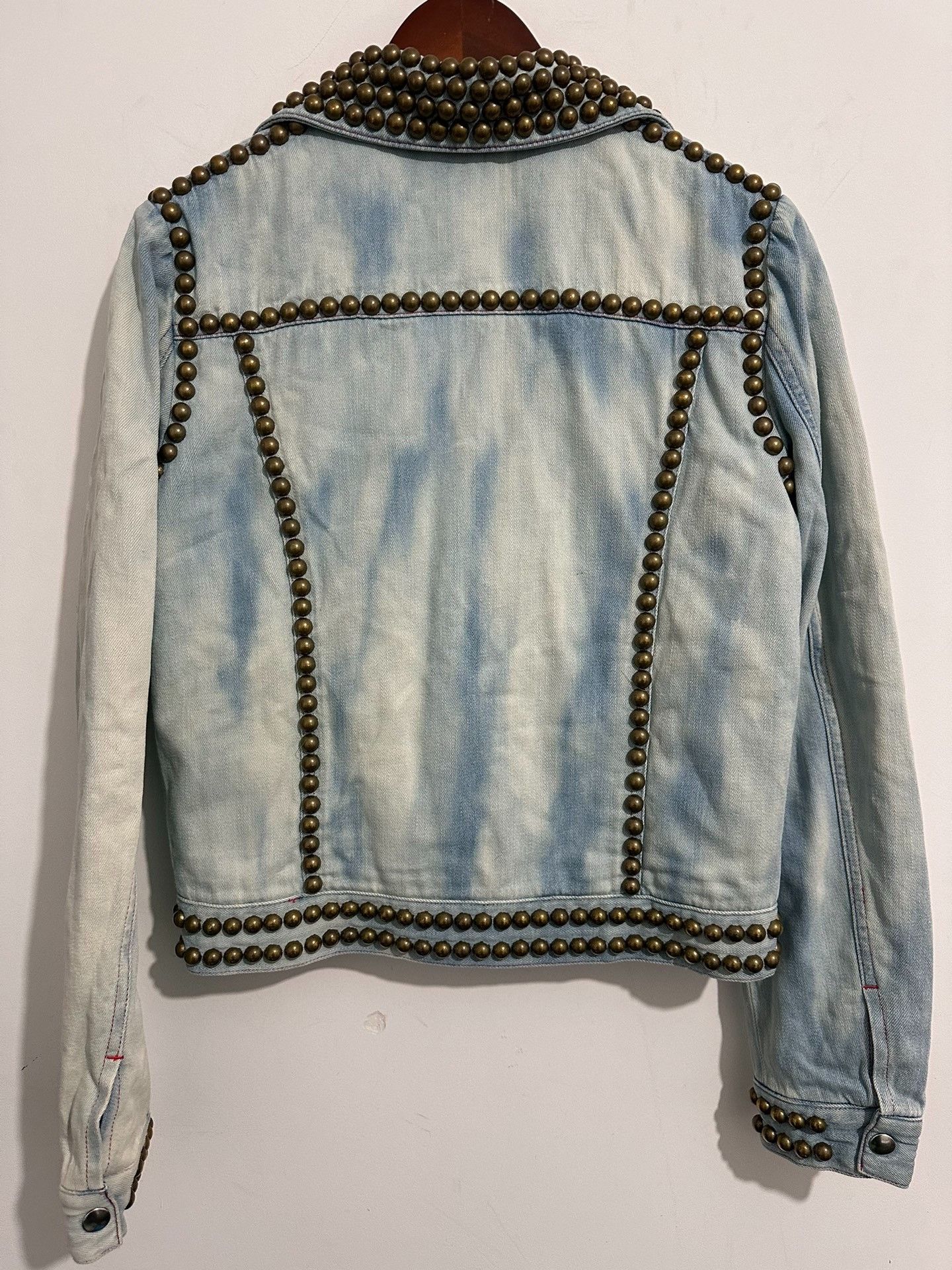 Gucci Gucci Li Yuchun's same heavy industry denim fashion jacket Size US XXS / EU 40 - 2 Thumbnail