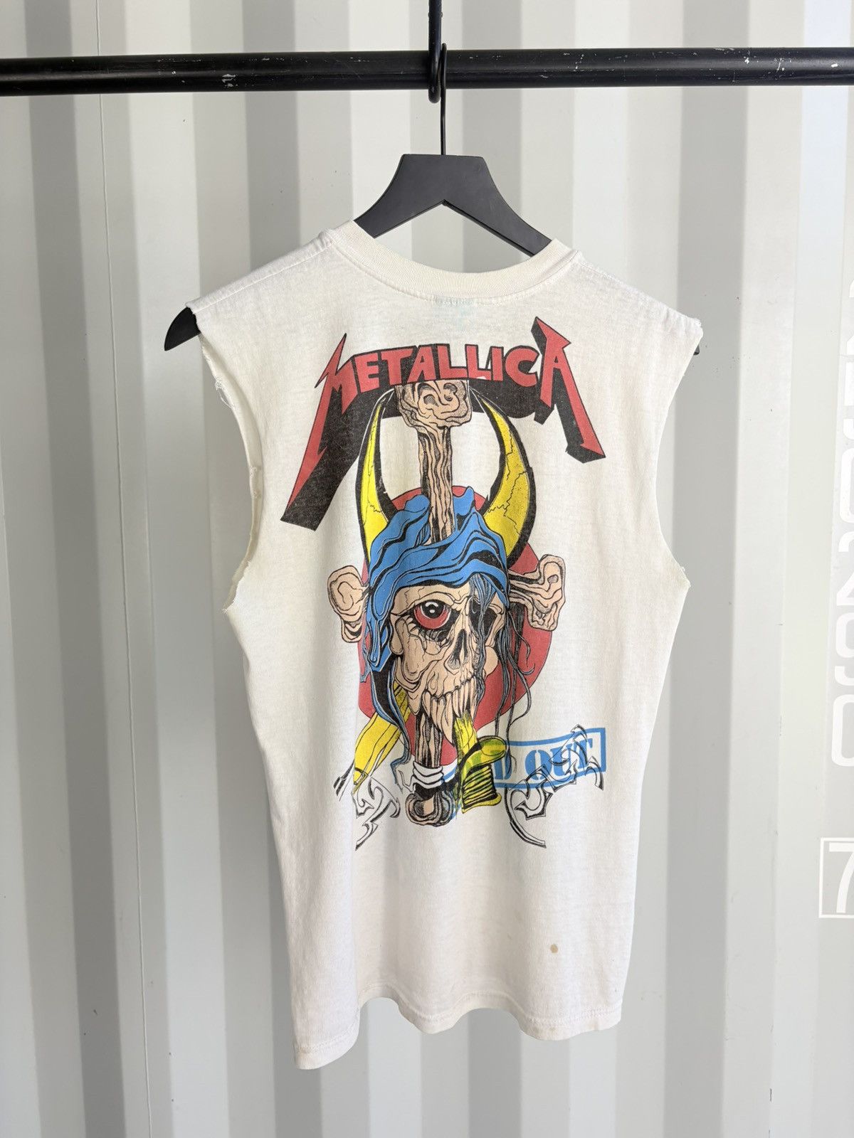 Band Tees Metallica No Justice Thrashed Faded Distressed Tank GRUNGE Size US M / EU 48-50 / 2 - 3 Thumbnail
