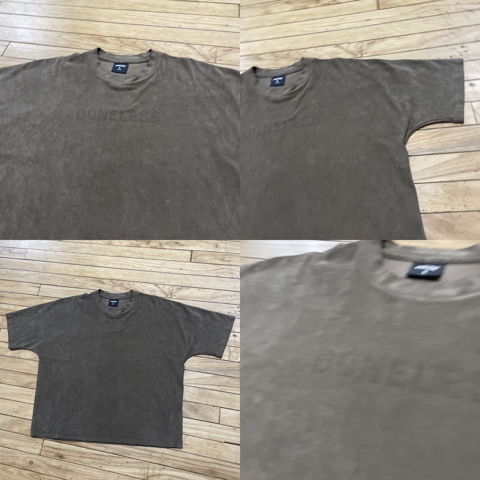 Vintage Boneless Crop T-Shirt Brown Size S Organic Material Faux Suede Spellout EUC Mens Shirt Short Sleeve Crew Neck Casual Regular WT Size US S / EU 44-46 / 1 - 10 Thumbnail
