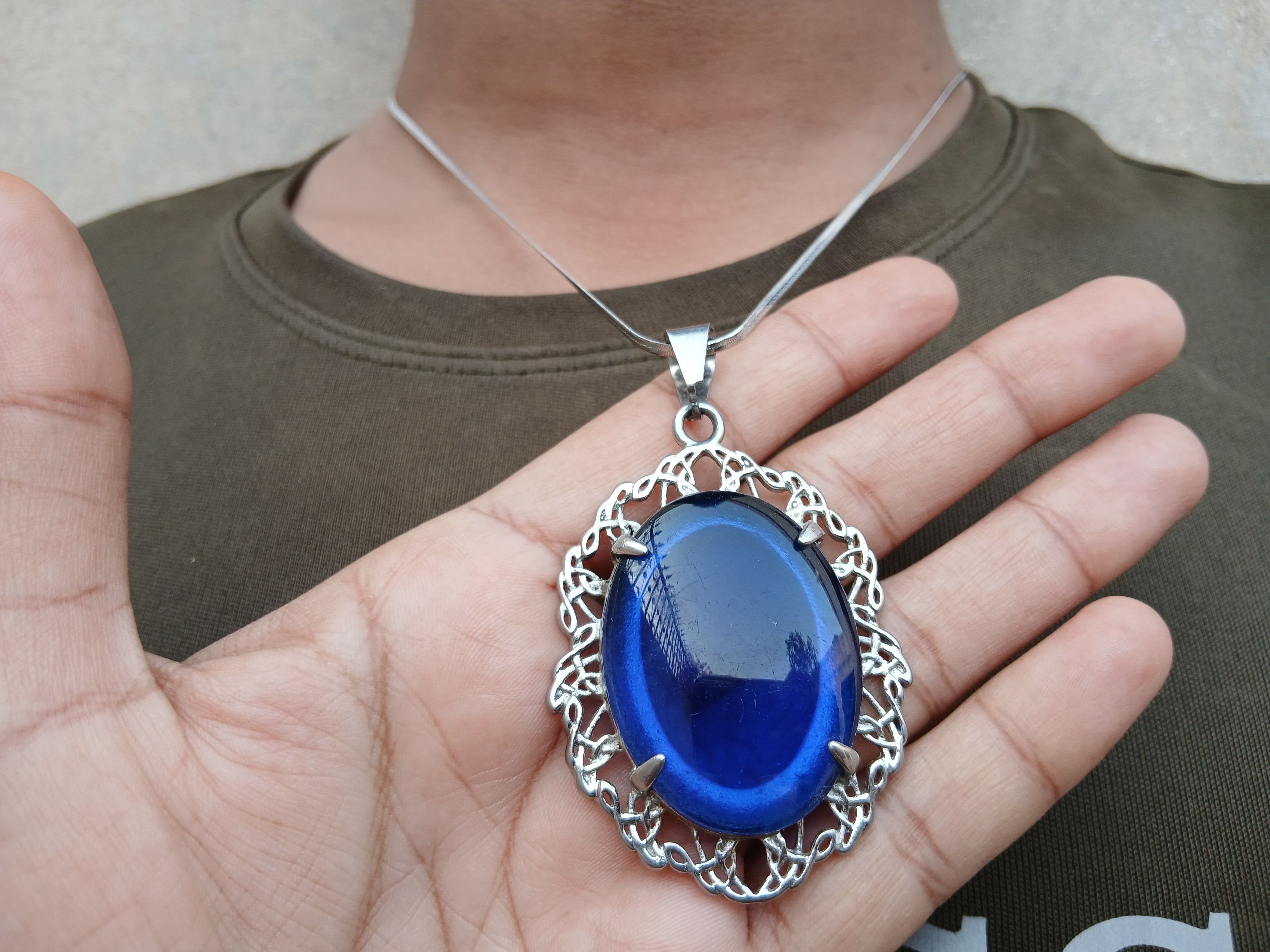 Other Blue Stone Pendant Size ONE SIZE - 1 Thumbnail
