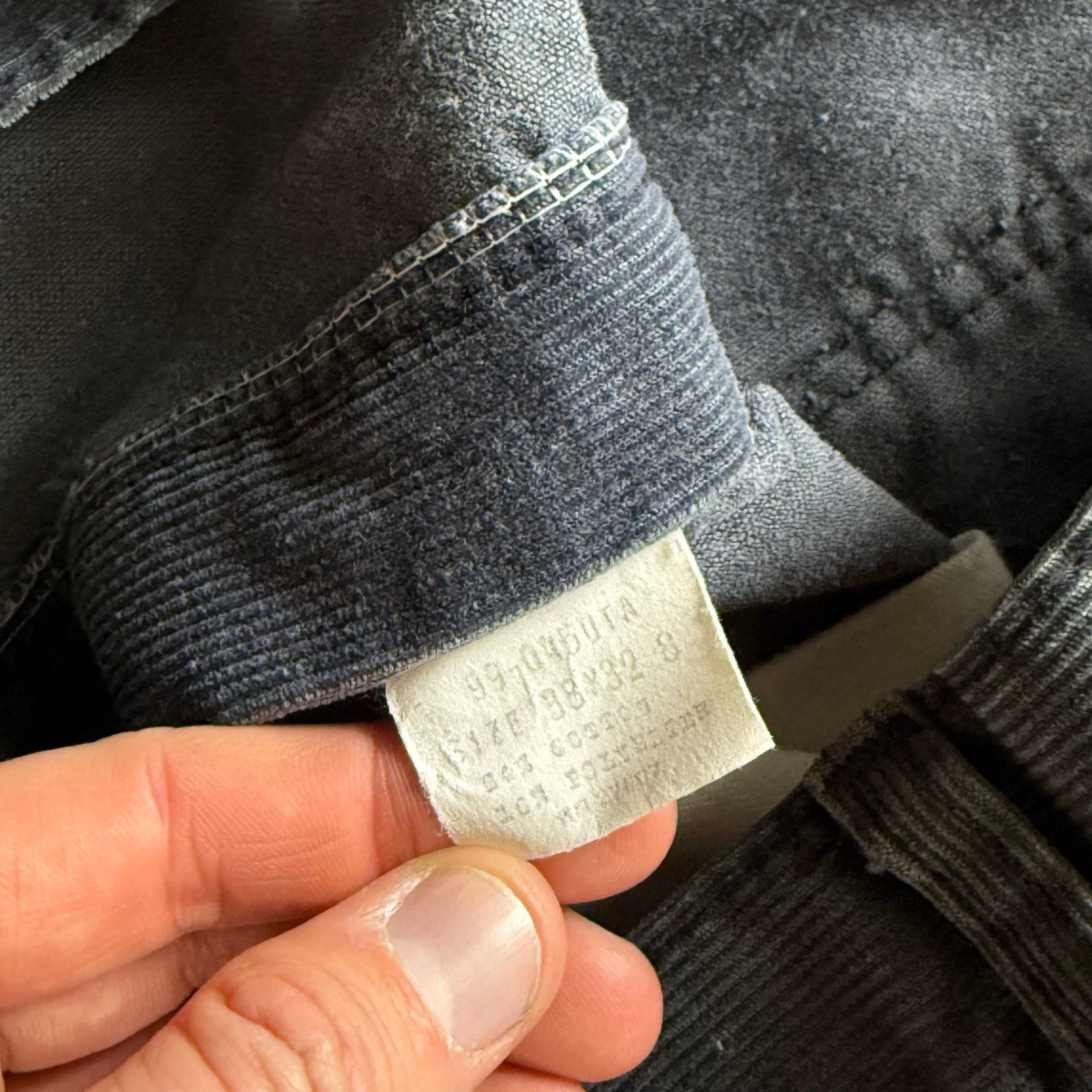 Vintage 70’s Blue Buckle Navy Blue Corduroy Flare Pants Talon 42 Size US 36 / EU 52 - 6 Thumbnail