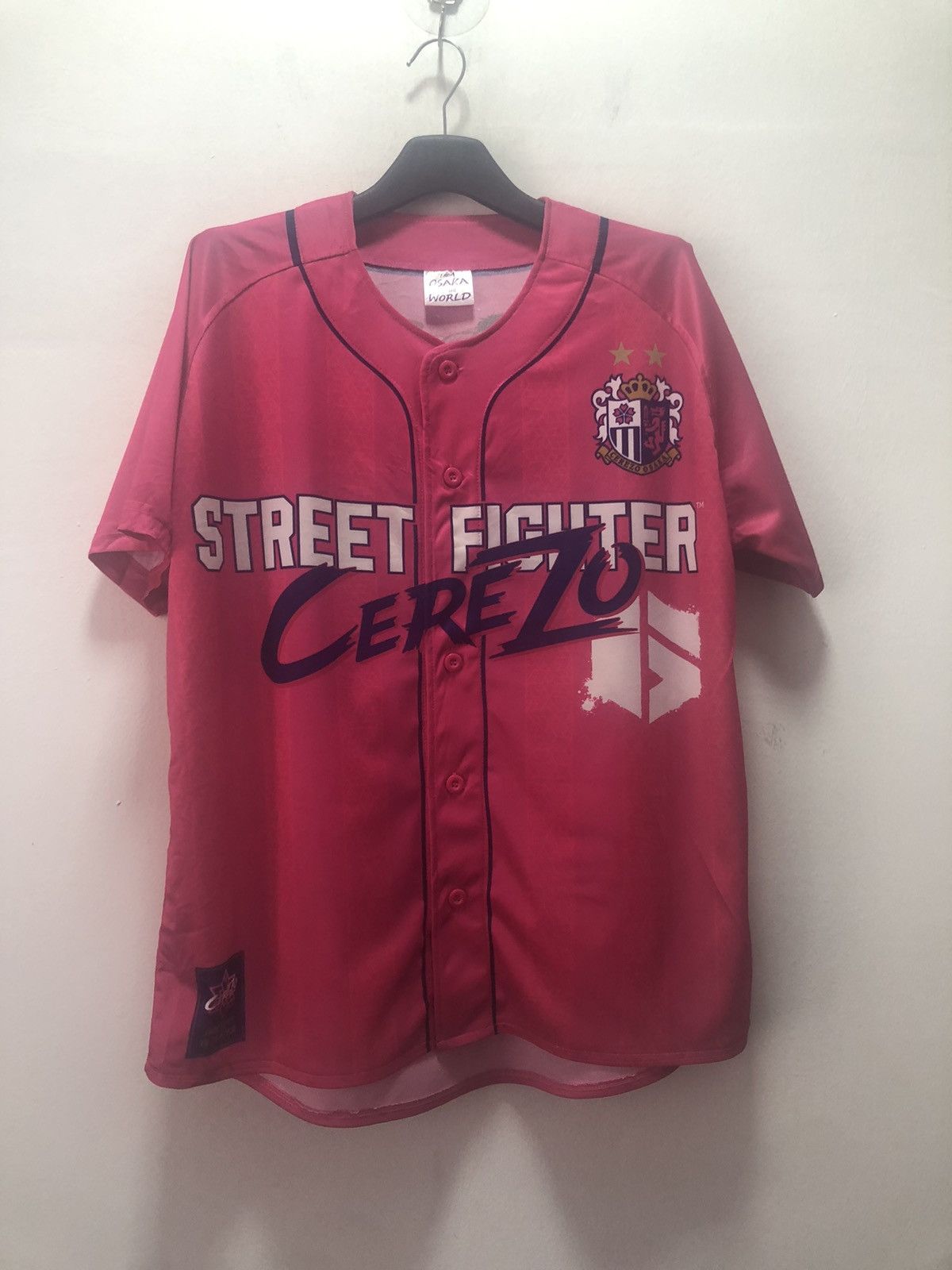 Cartoon Network × Street Fighter CEREZO OSAKA Baseball Jersey Street Fighter Capcom T Shirt Size US M / EU 48-50 / 2 - 2 Thumbnail