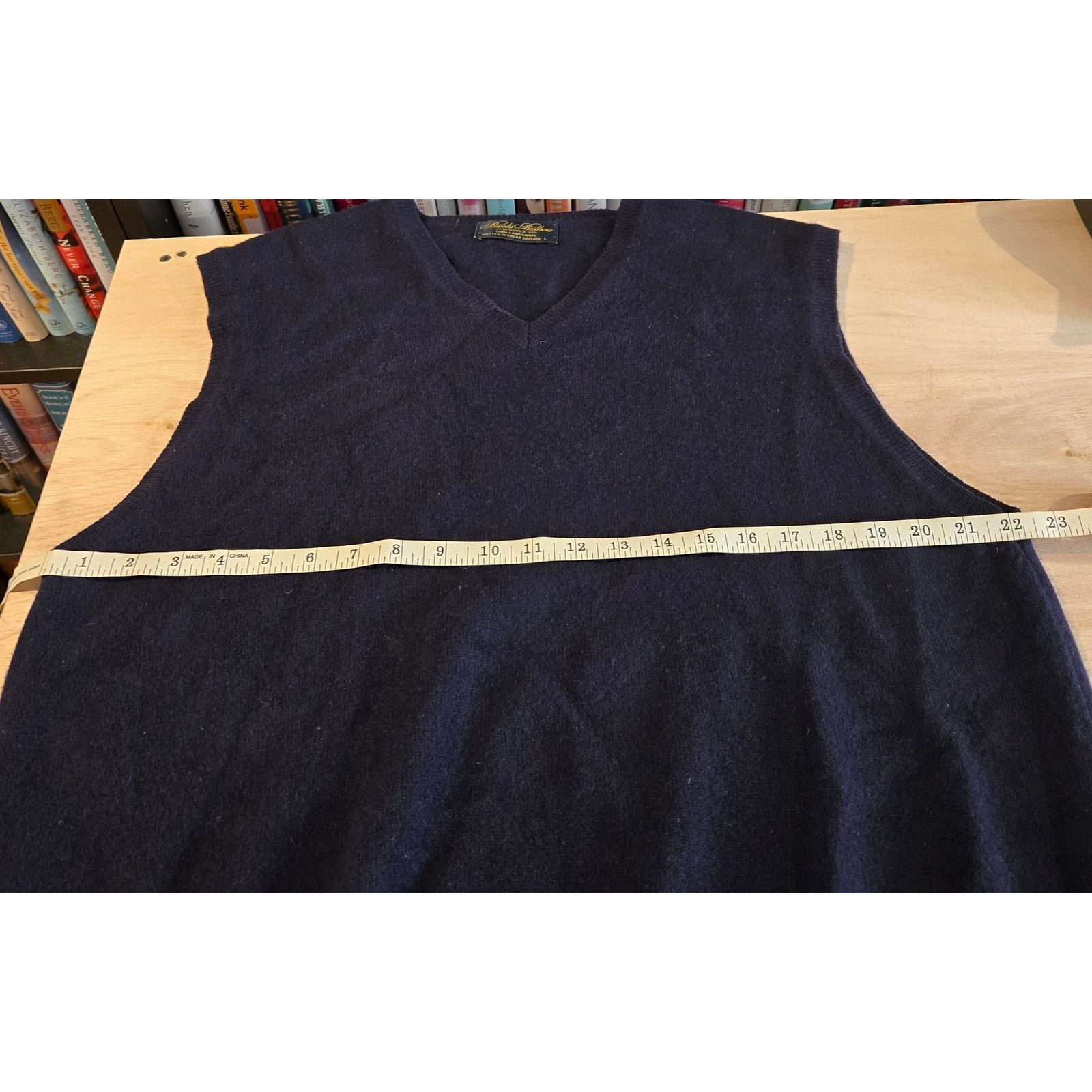 Brooks Brothers Brooks Brothers 100% lambswool Navy Blue sweater vest sz L Size US L / EU 52-54 / 3 - 5 Thumbnail