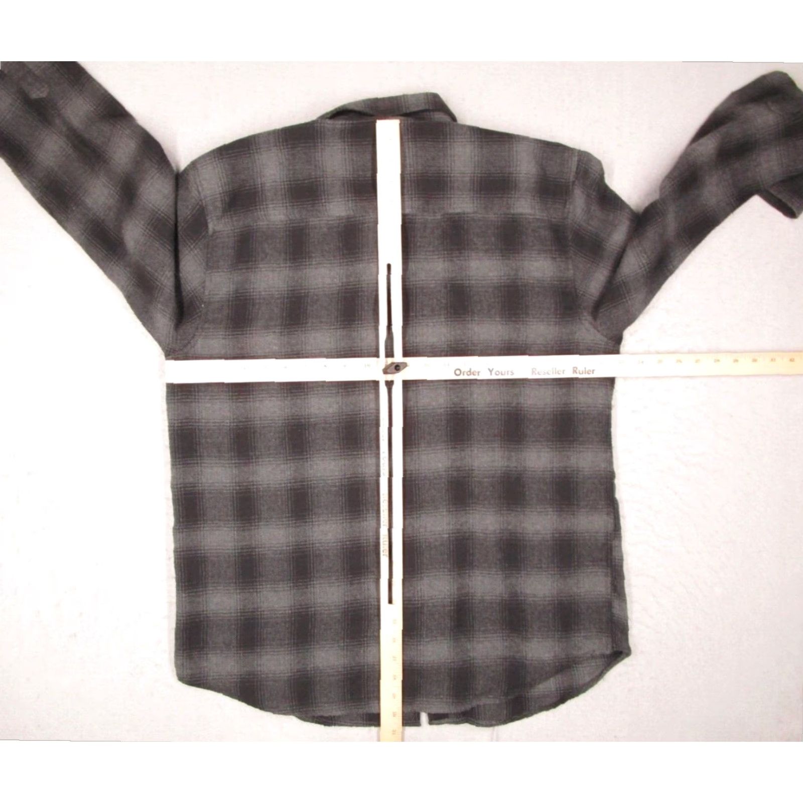 Vintage Fasthouse Customs Mens Gray Plaid Button Up Flannel Shirt Extra Large Size US XL / EU 56 / 4 - 5 Thumbnail
