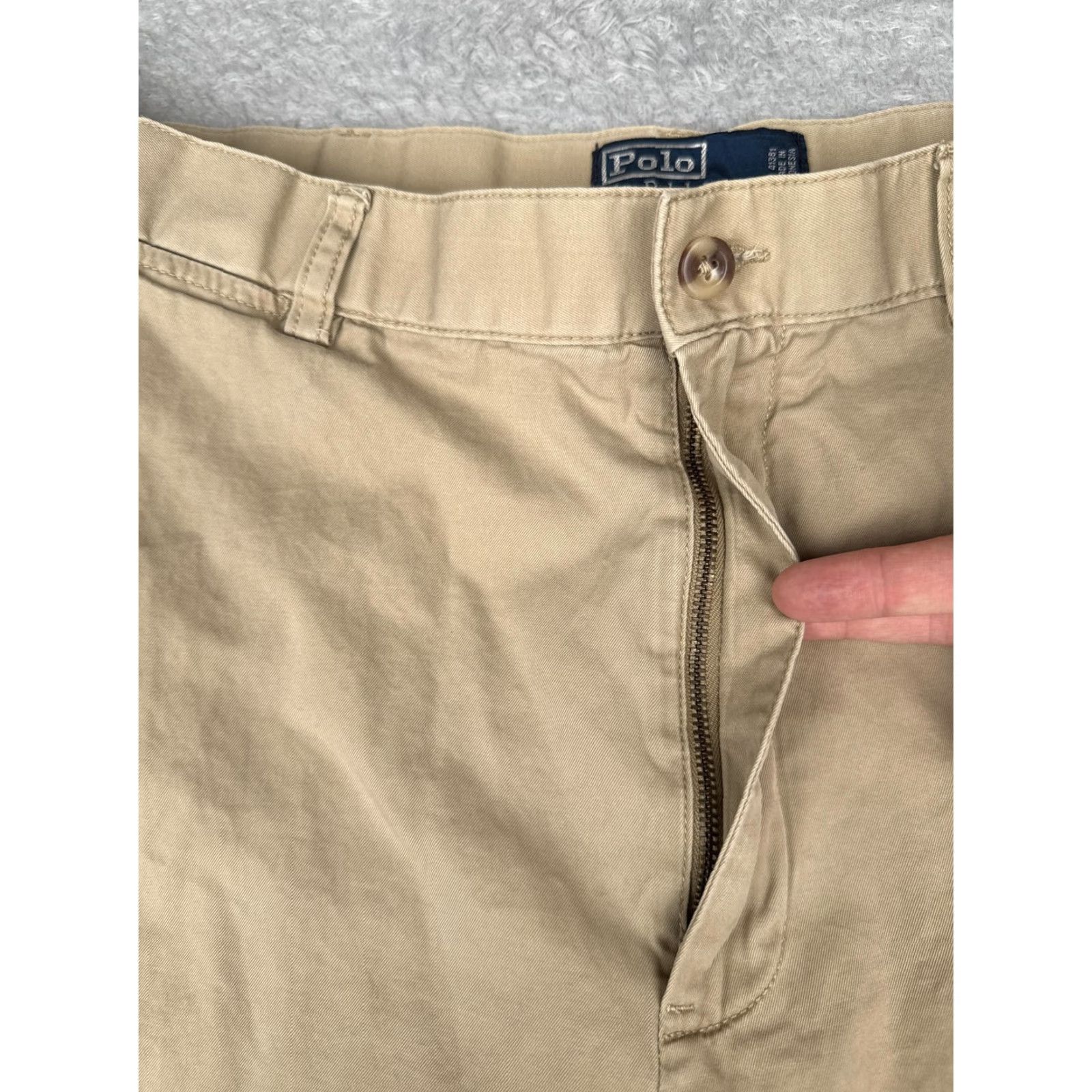 Polo Ralph Lauren Polo Ralph Lauren Shorts Mens 36x9 Khaki Chino Classic Fit Cotton Casual 36 Size US M / EU 48-50 / 2 - 6 Thumbnail