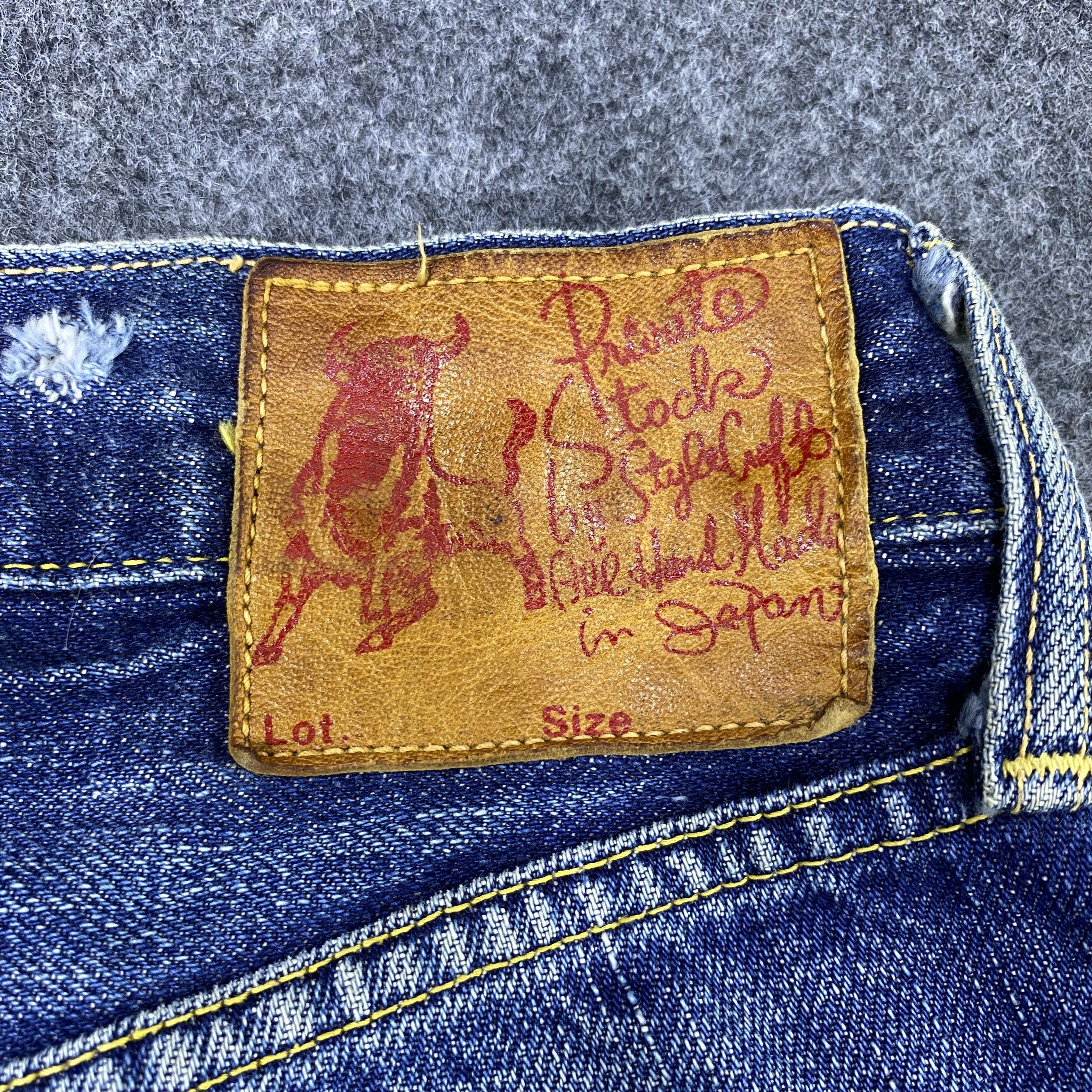 Evisu × Vintage Vintage Evis Selvedge Blue Wash Denim Jeans-J1154 Size US 31 - 10 Thumbnail