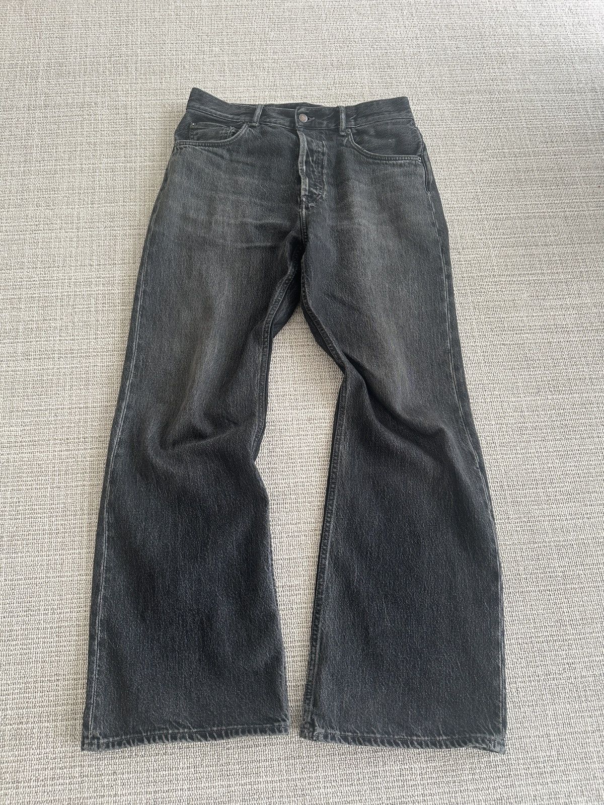 Acne Studios LOOSE FIT TROUSERS- 1981M cold grey | Grailed