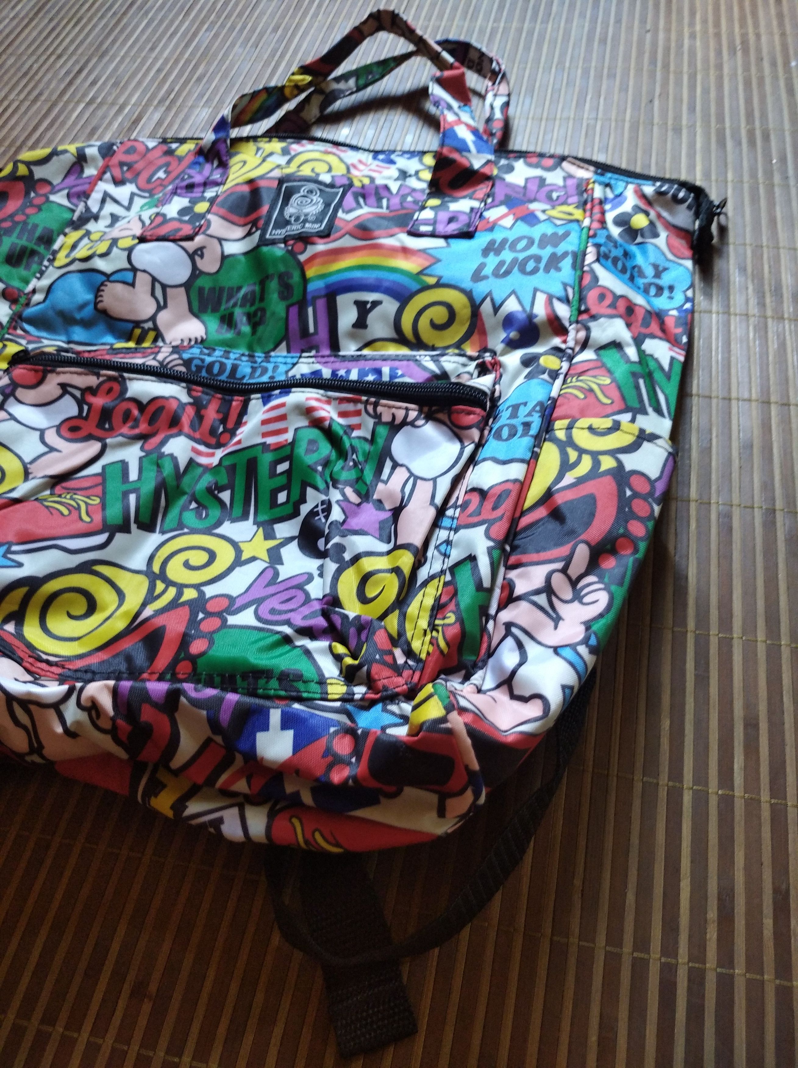Blackjack × Hysteric Glamour × Japanese Brand Hysteric Mini fullprint magazine backpack tote bag like new Size ONE SIZE - 4 Thumbnail
