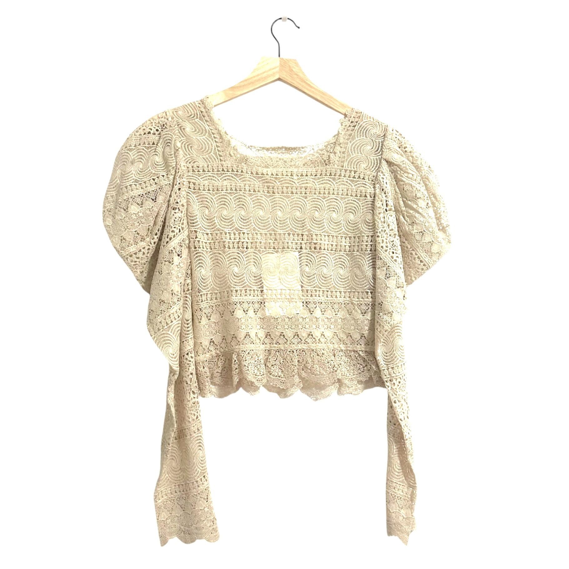 Ulla Johnson Ulla Johnson Eloise Blouse in Pearl, Size 4 New with tag Size S / US 4 / IT 40 - 2 Thumbnail