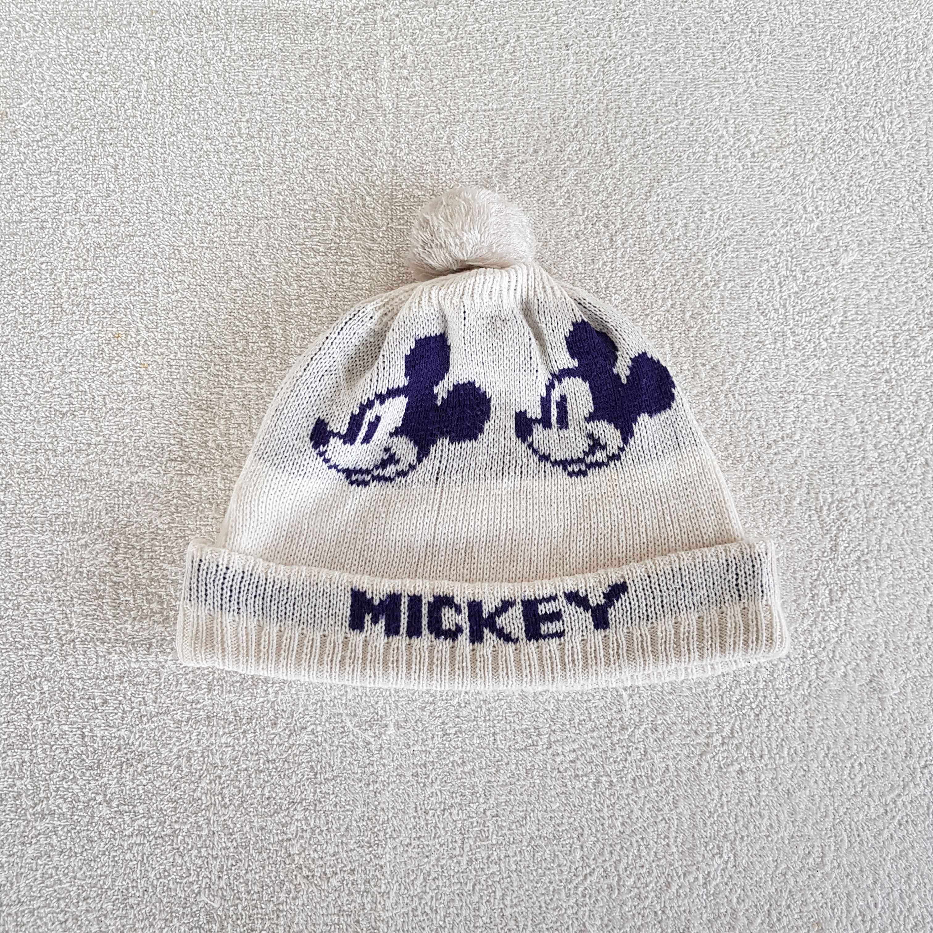 Disney Vintage Mickey Mouse Beanie 90s Disney Cartoon Snow Caps Hat Size ONE SIZE - 6 Thumbnail